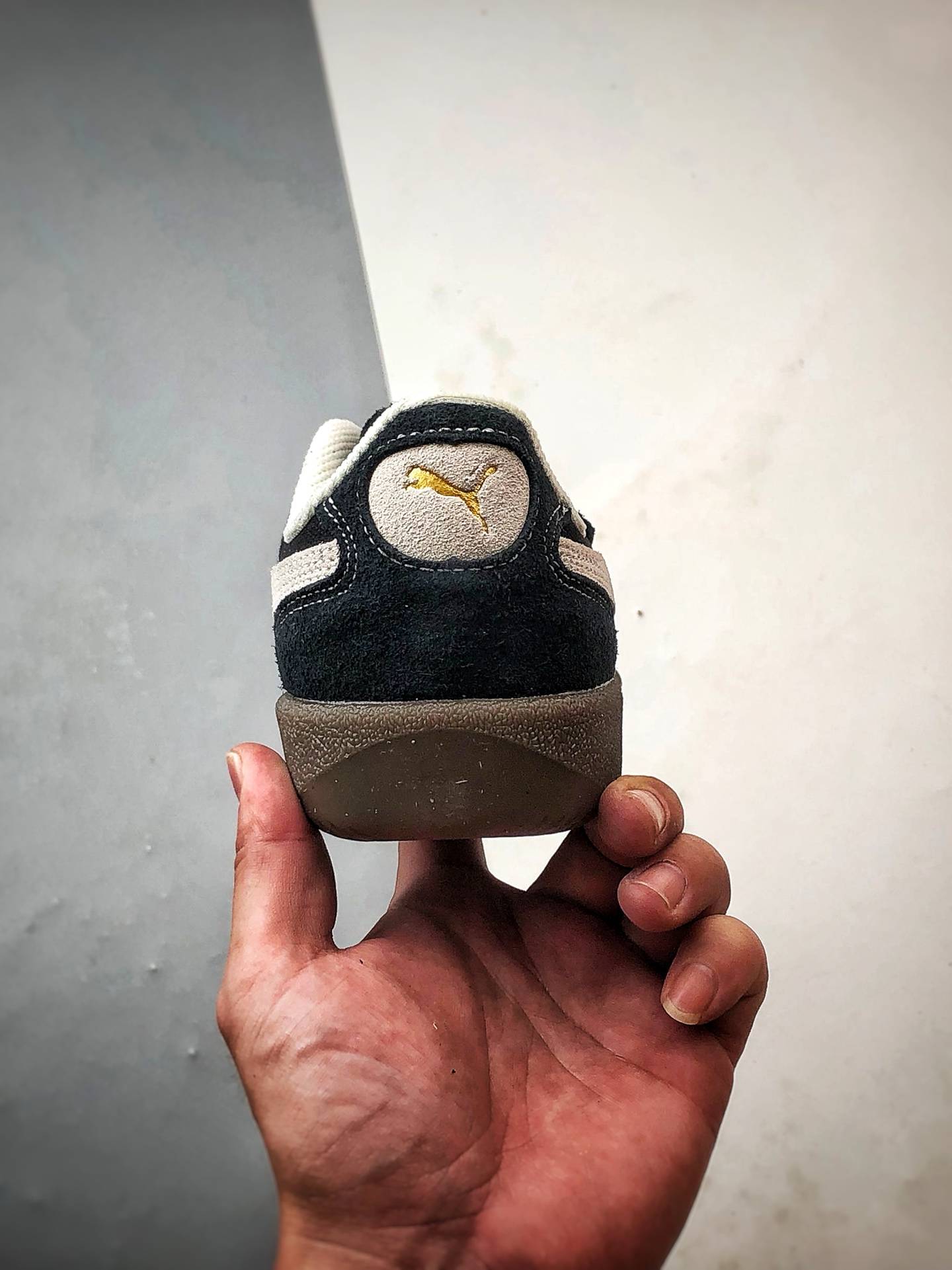 150 Puma Palermo 黑米 舒适百搭低帮德训板鞋 396841-01