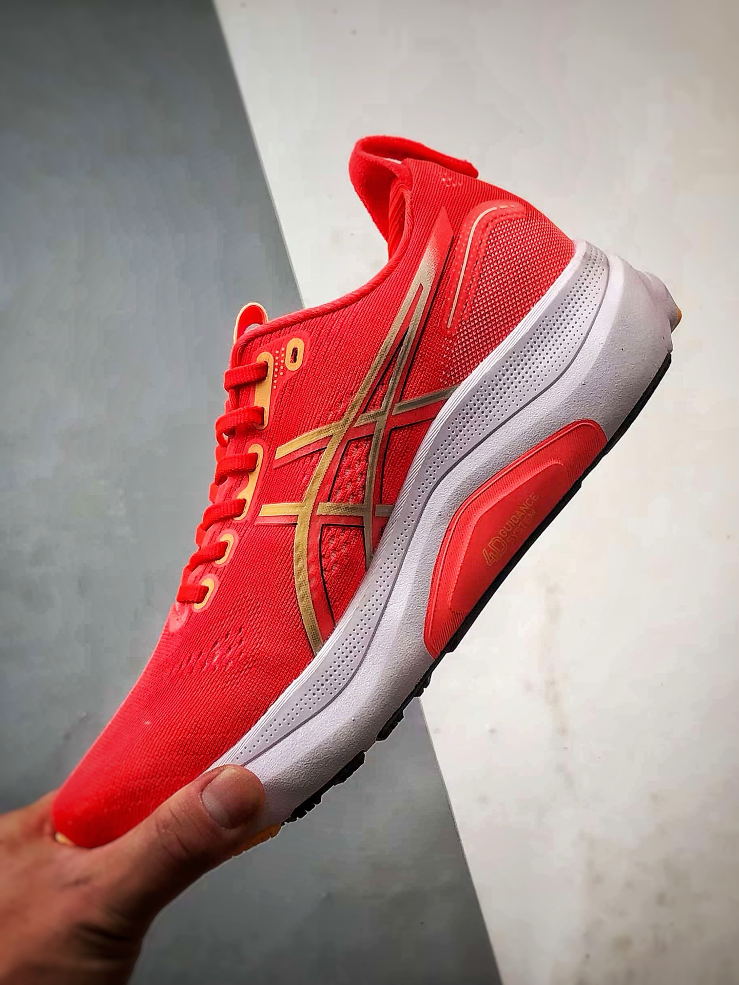 180 Asics Gel-Kayano 32 橙红色 卡亚诺32代有氧轻量运动慢跑鞋 1011C052-600