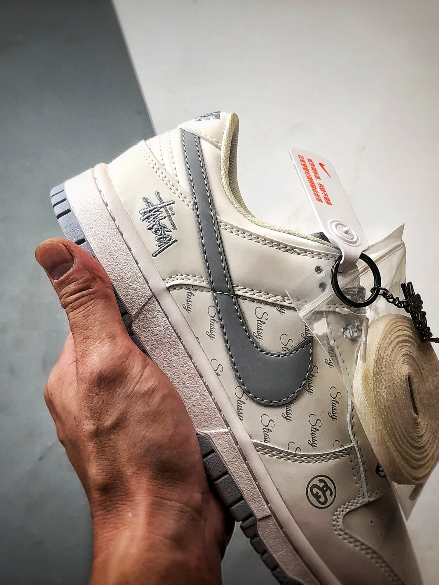 290 NK Dunk Low Retro ”DIY高端定制” 斯图西印字白灰 低帮休闲运动板鞋 CS1688-125-Chinese UA Cheap High Quatity Brand Clothes Bags handbags Sneakers wholesale wholesaler seller from China Factory suppliers Fashion Clothing Shoes best Quality Beautiful Price 290 NK Dunk Low Retro ”DIY高端定制” 斯图西印字白灰 低帮休闲运动板鞋 CS1688-125