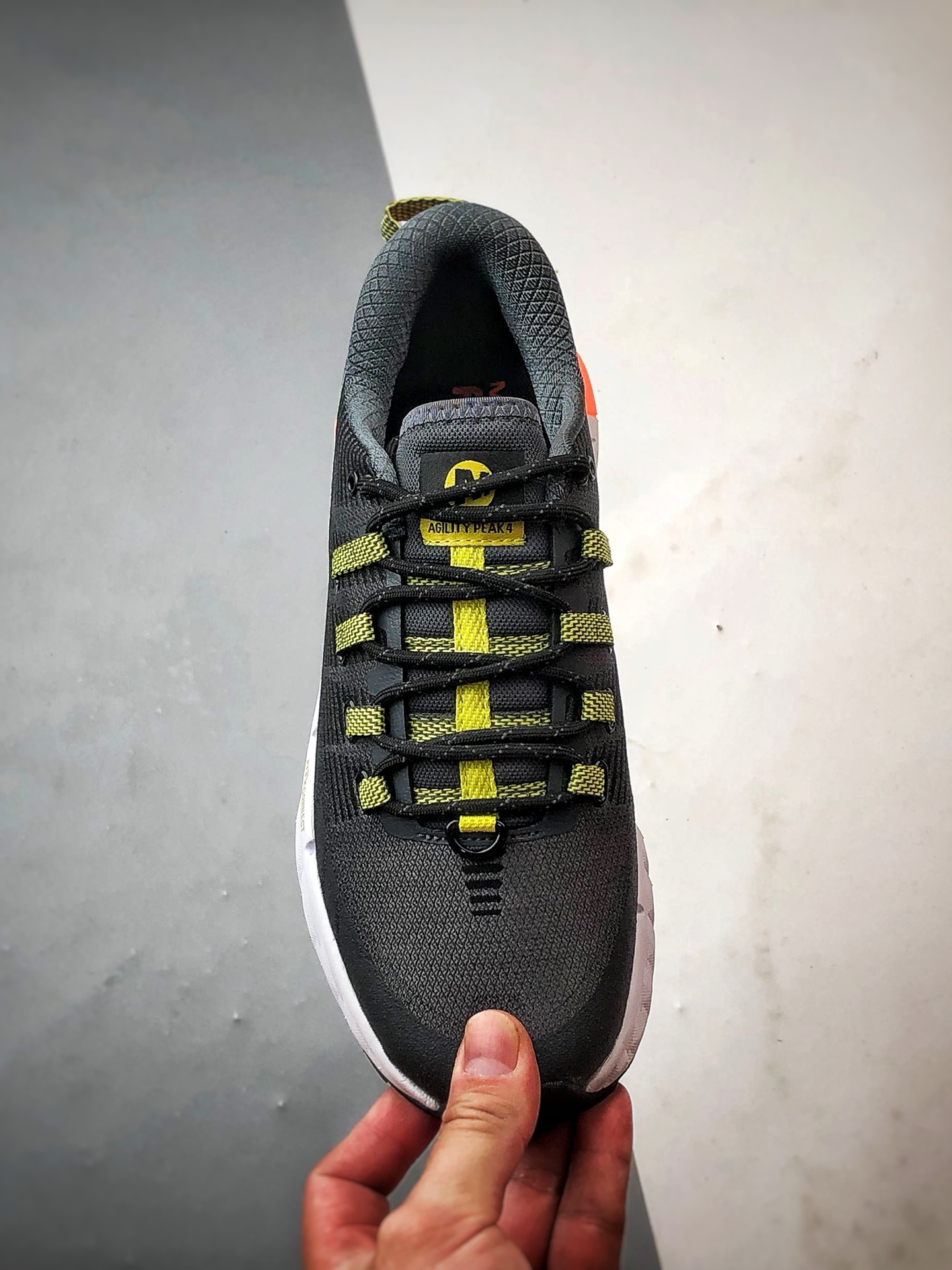 190 Merrell迈乐 Agility Peak 4 黑橙 简约舒适蜂鸟户外织物透气越野跑步鞋