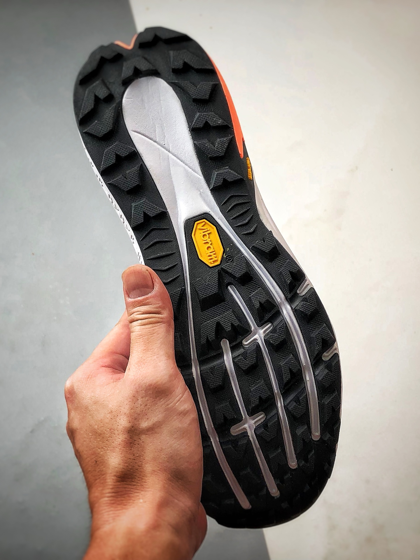 190 Merrell迈乐 Agility Peak 4 黑橙 简约舒适蜂鸟户外织物透气越野跑步鞋