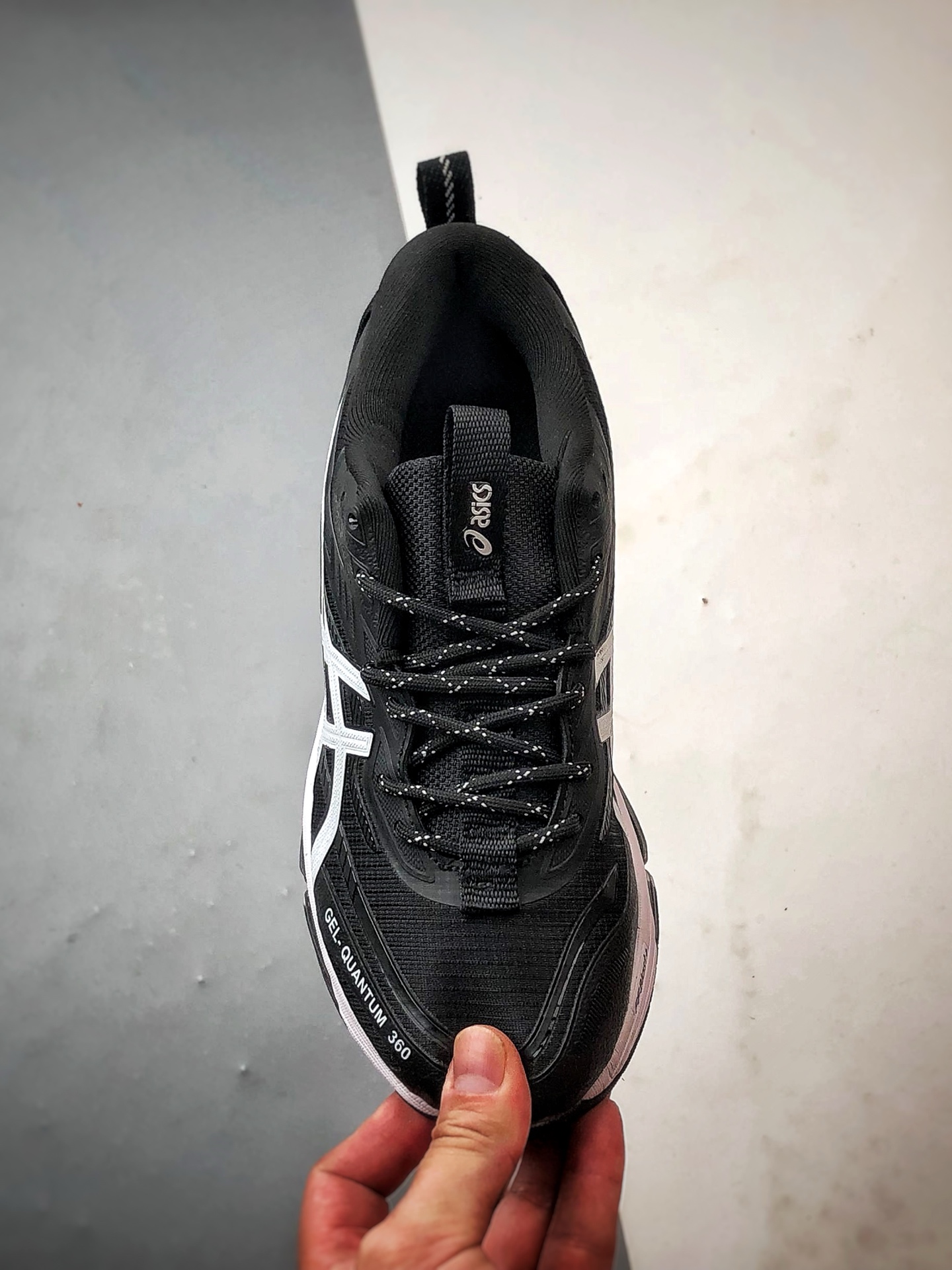 210 Asics Gel-Quantum 360 8 黑白 亚瑟士量子系列硅胶回弹休闲运动跑步鞋 1203A471-001