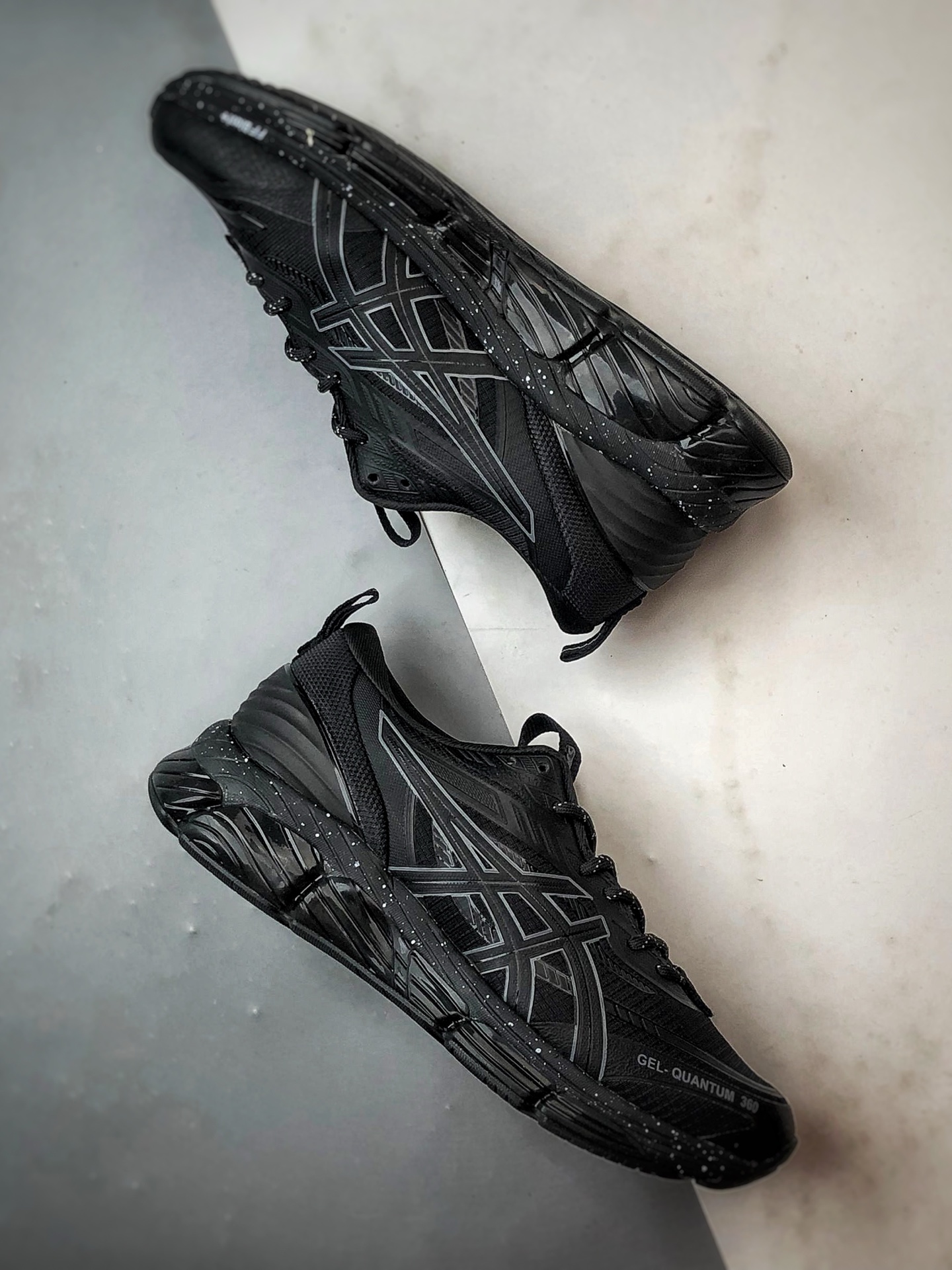 210 Asics Gel-Quantum 360 8 黑色 亚瑟士量子系列硅胶回弹休闲运动跑步鞋 1203A471-400