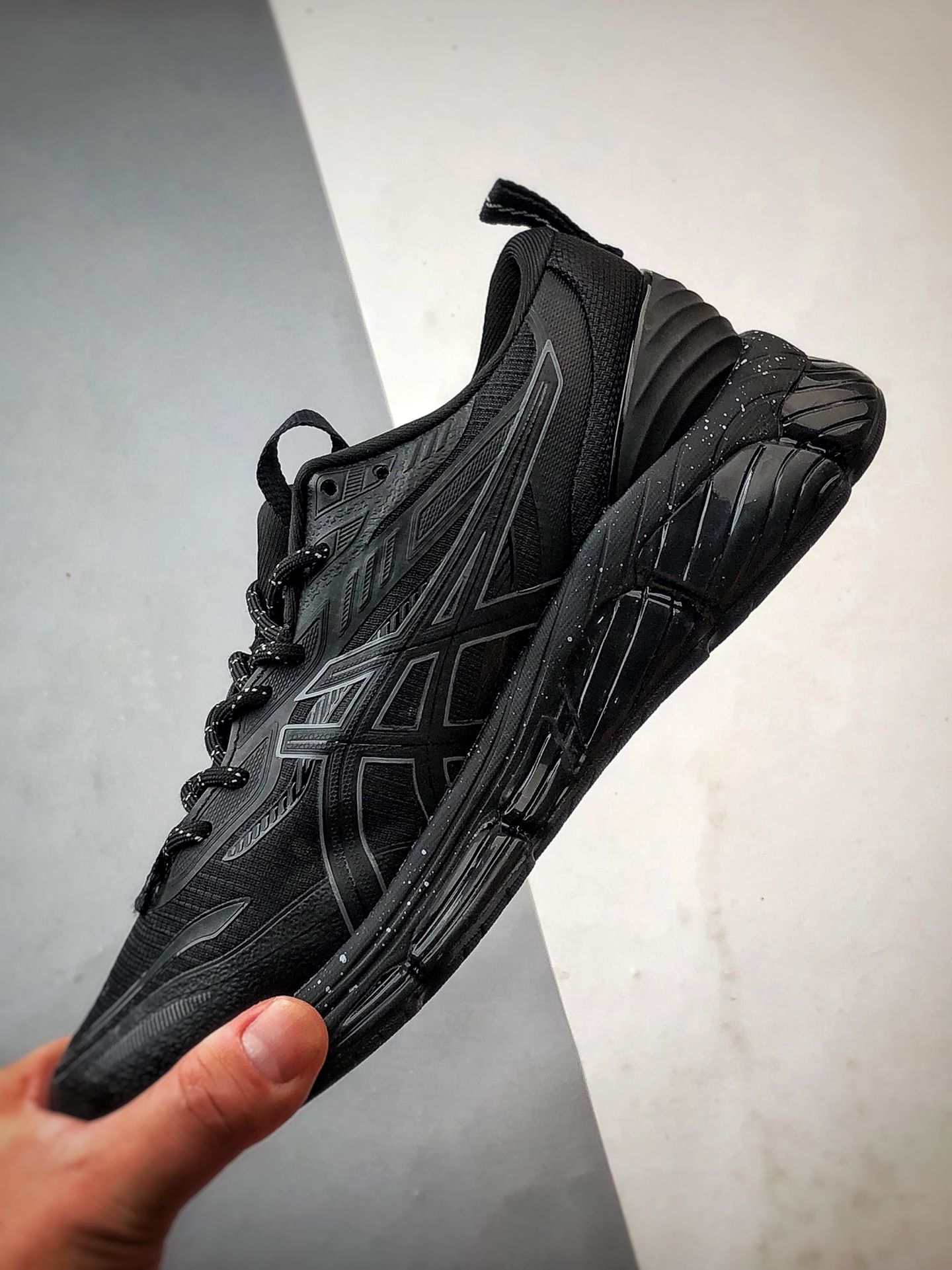 210 Asics Gel-Quantum 360 8 黑色 亚瑟士量子系列硅胶回弹休闲运动跑步鞋 1203A471-400