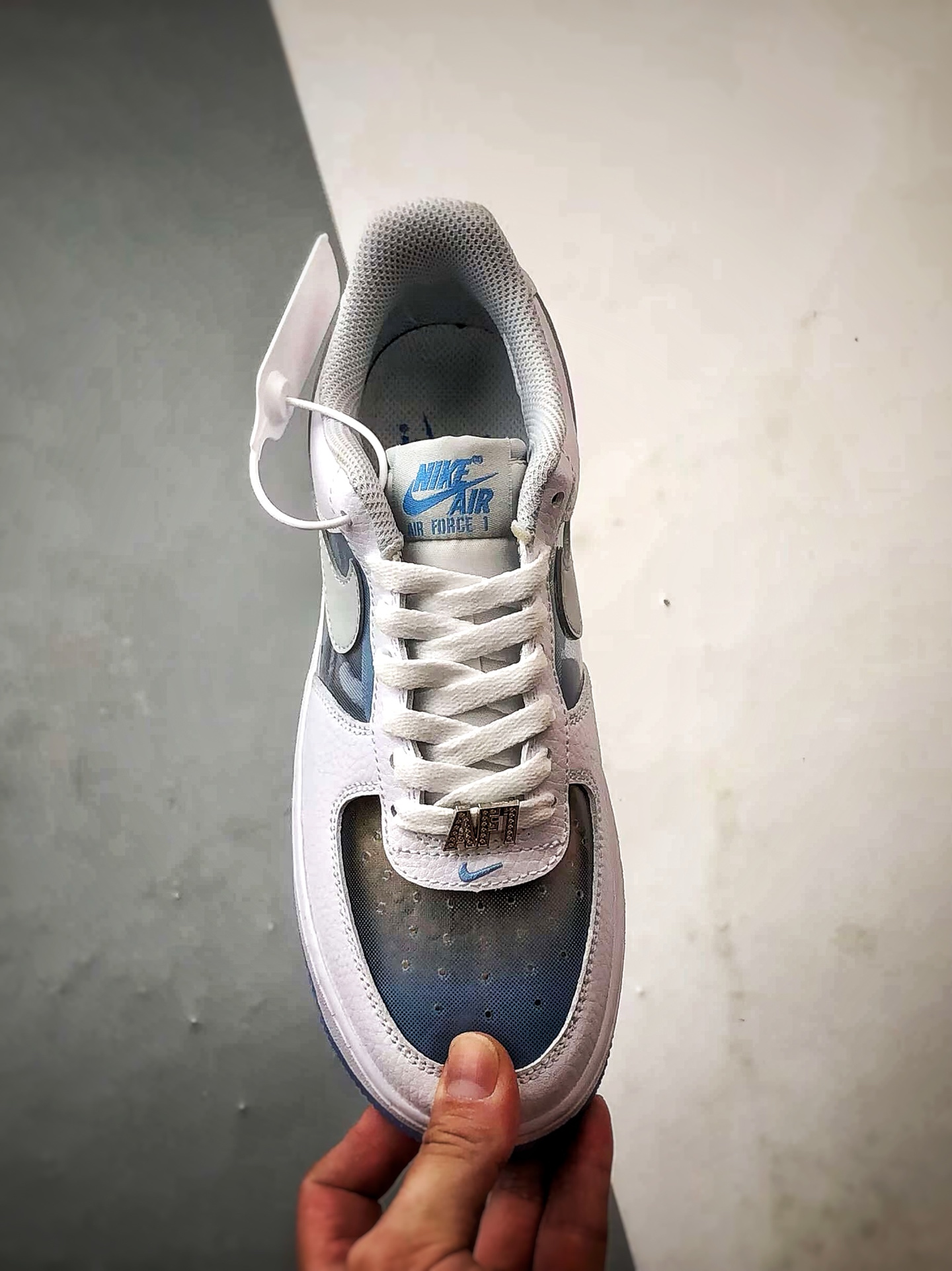 Air Force 1 '07 Low 透明拼接白蓝 IB5724-100