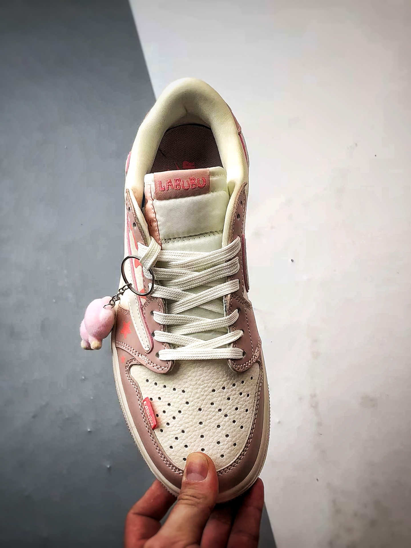 290 Air Jordan 1 Low ”高端定制” 拉布布涂鸦米白粉倒钩 DZ5899-021