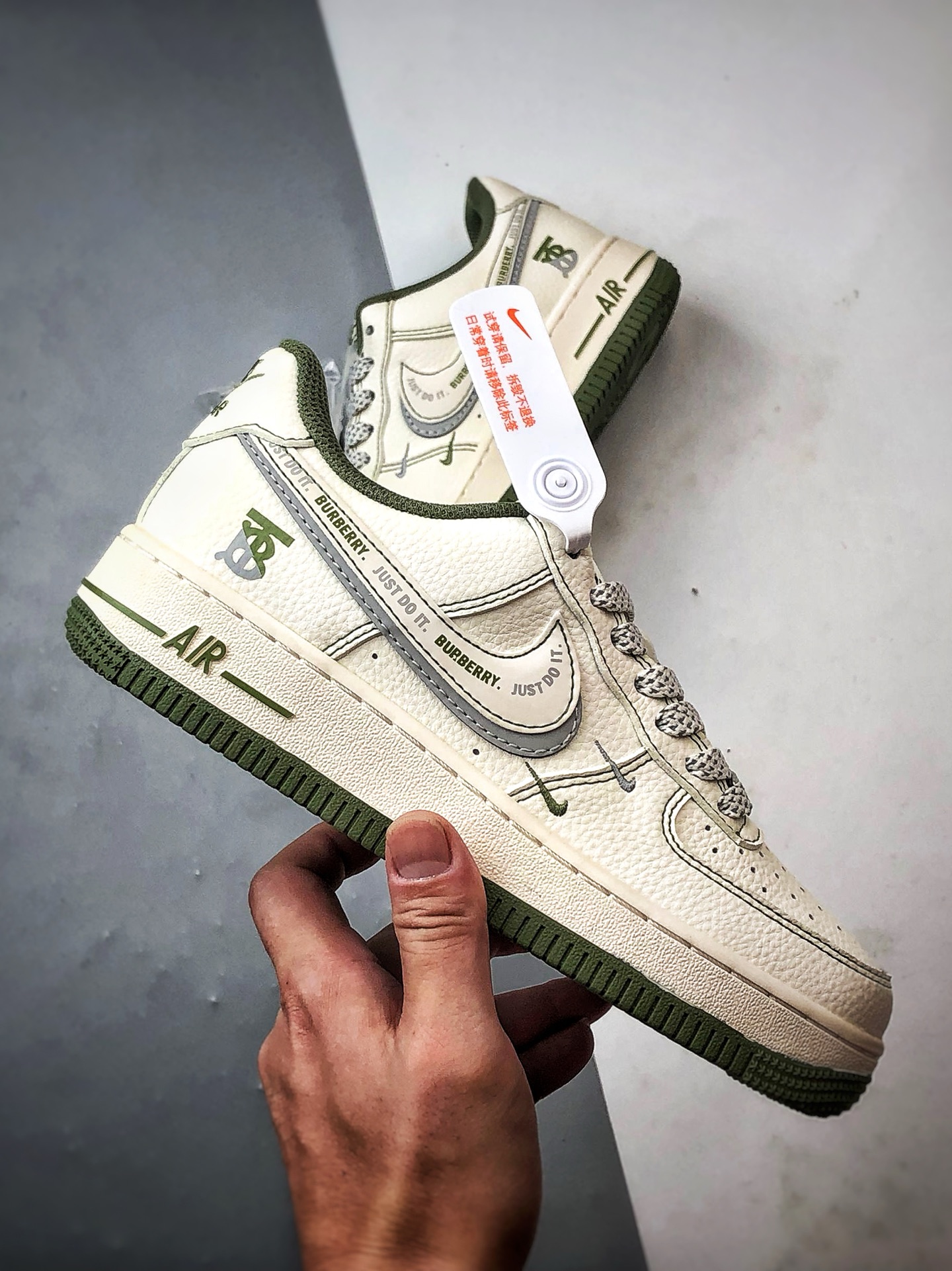 BBR x Air Force 1 Low 米灰绿 JP8048-003