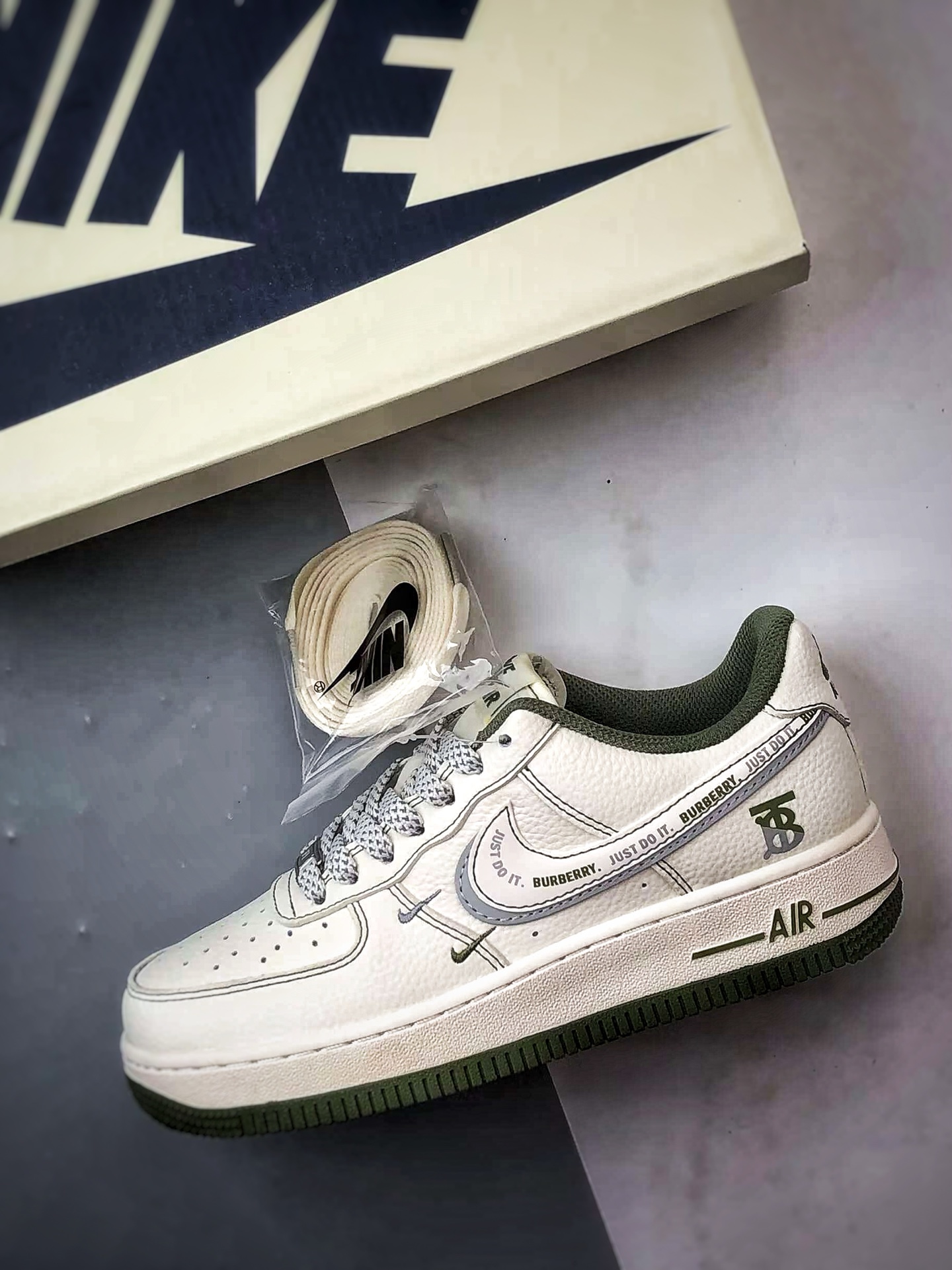BBR x Air Force 1 Low 米灰绿 JP8048-003