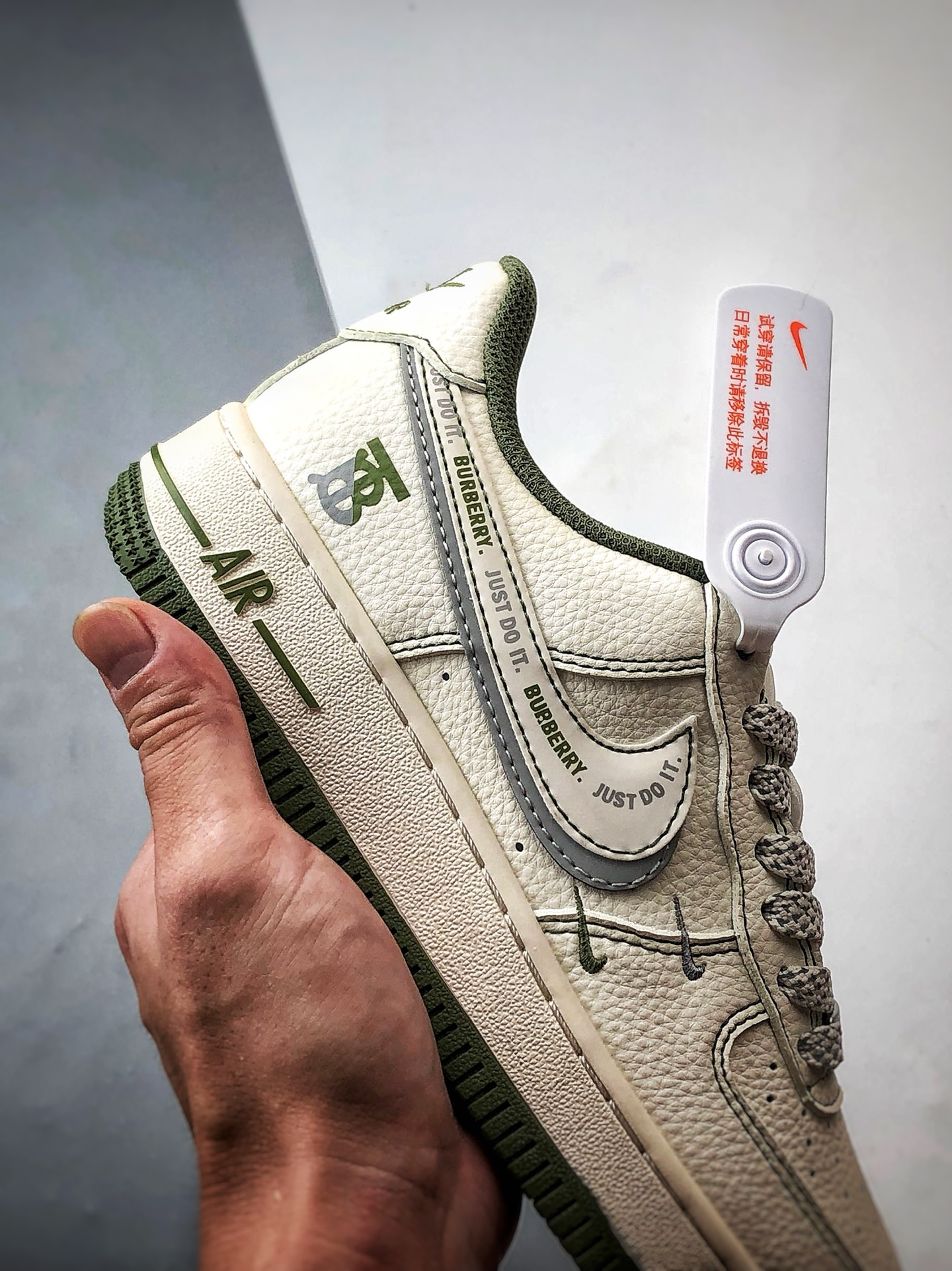 BBR x Air Force 1 Low 米灰绿 JP8048-003