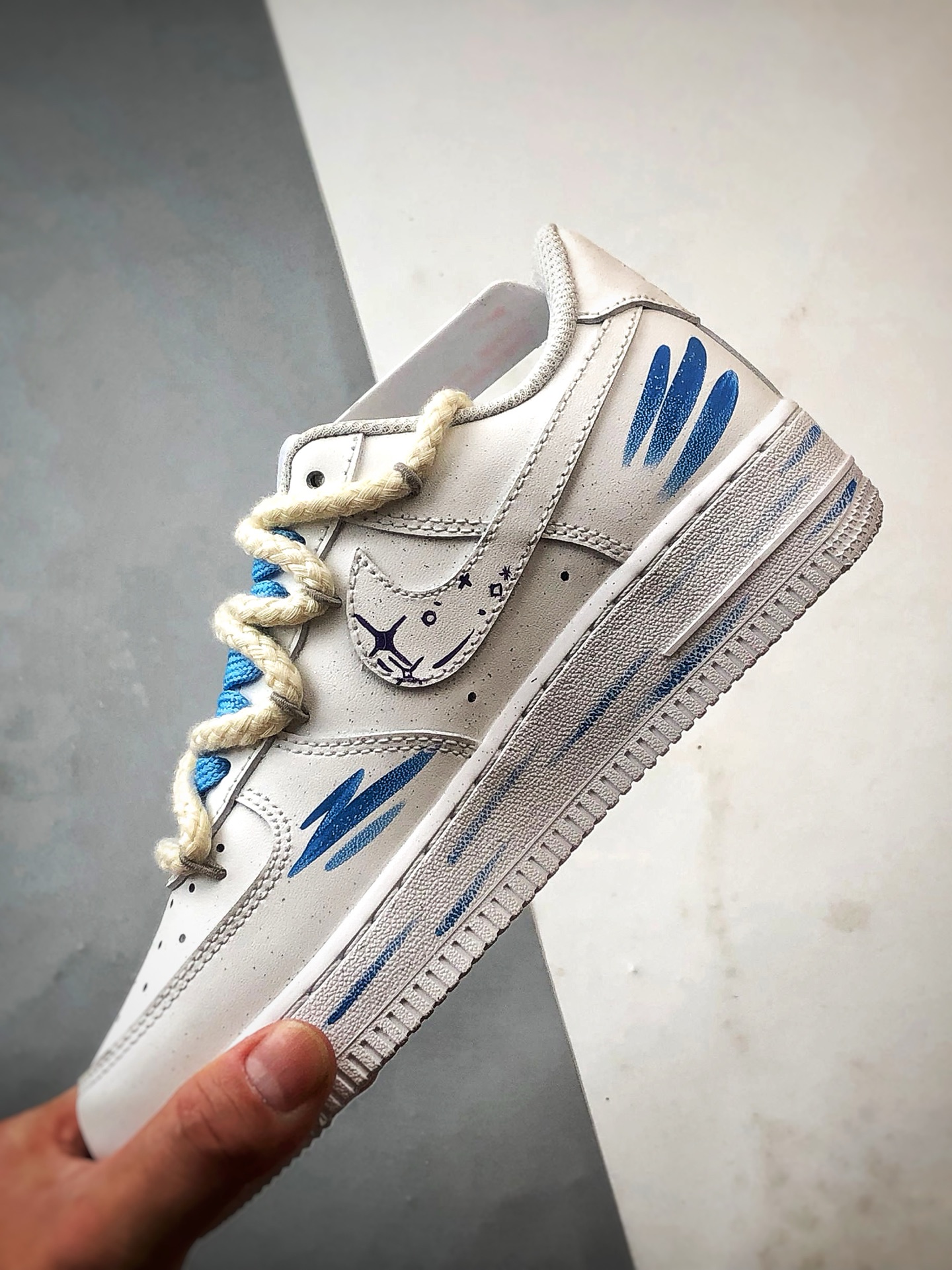 Air Force 1 '07 Low 天秤座解构 十二星座手绘涂鸦系列 空军一号定制板鞋 9231023