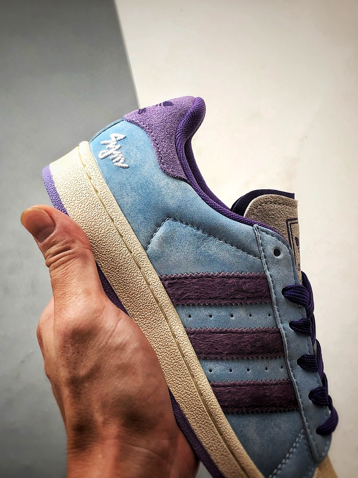 SYM x AD Originals Superstar 2 蓝紫色贝壳头 KI3533-Top High Quatity Cheap Sneakers Fashion Clothing Clothes Bags handbags Shoes of all Brand wholesale With The best Quality And Beautiful Price from China Factory Chinese suppliers wholesaler seller SYM x AD Originals Superstar 2 蓝紫色贝壳头 KI3533