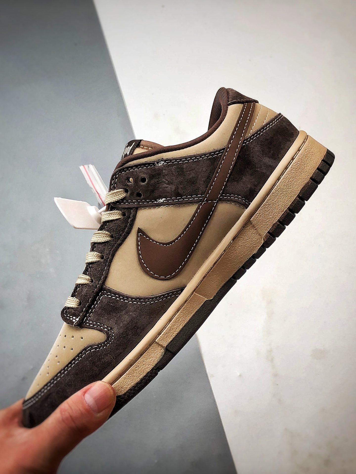 NK Dunk Low Retro ”DIY高端定制” FOG棕咖反光钩 低帮休闲运动板鞋 DG2025-001
