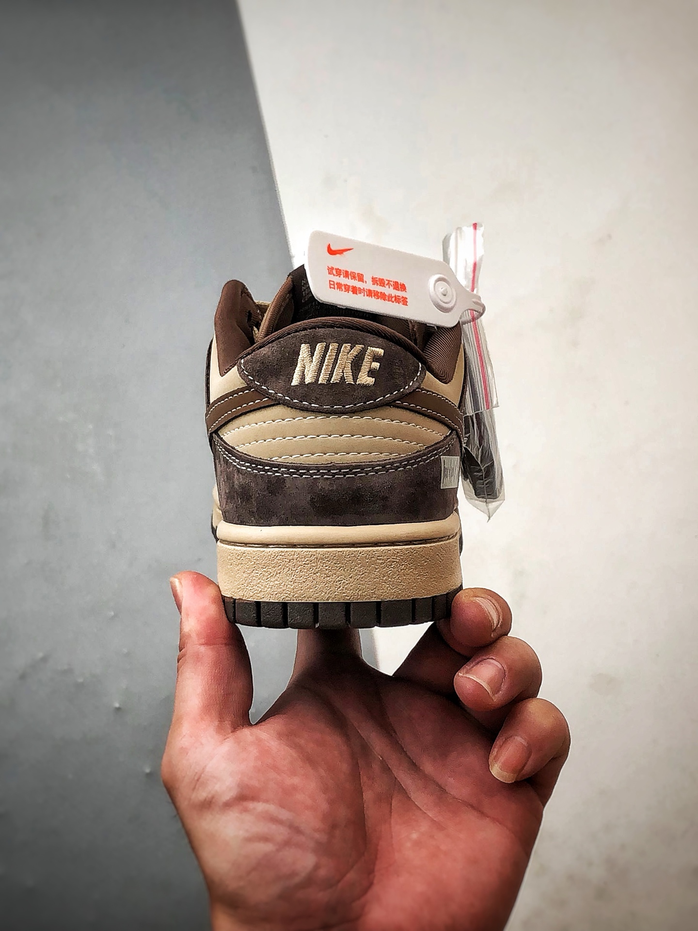 NK Dunk Low Retro ”DIY高端定制” FOG棕咖反光钩 低帮休闲运动板鞋 DG2025-001