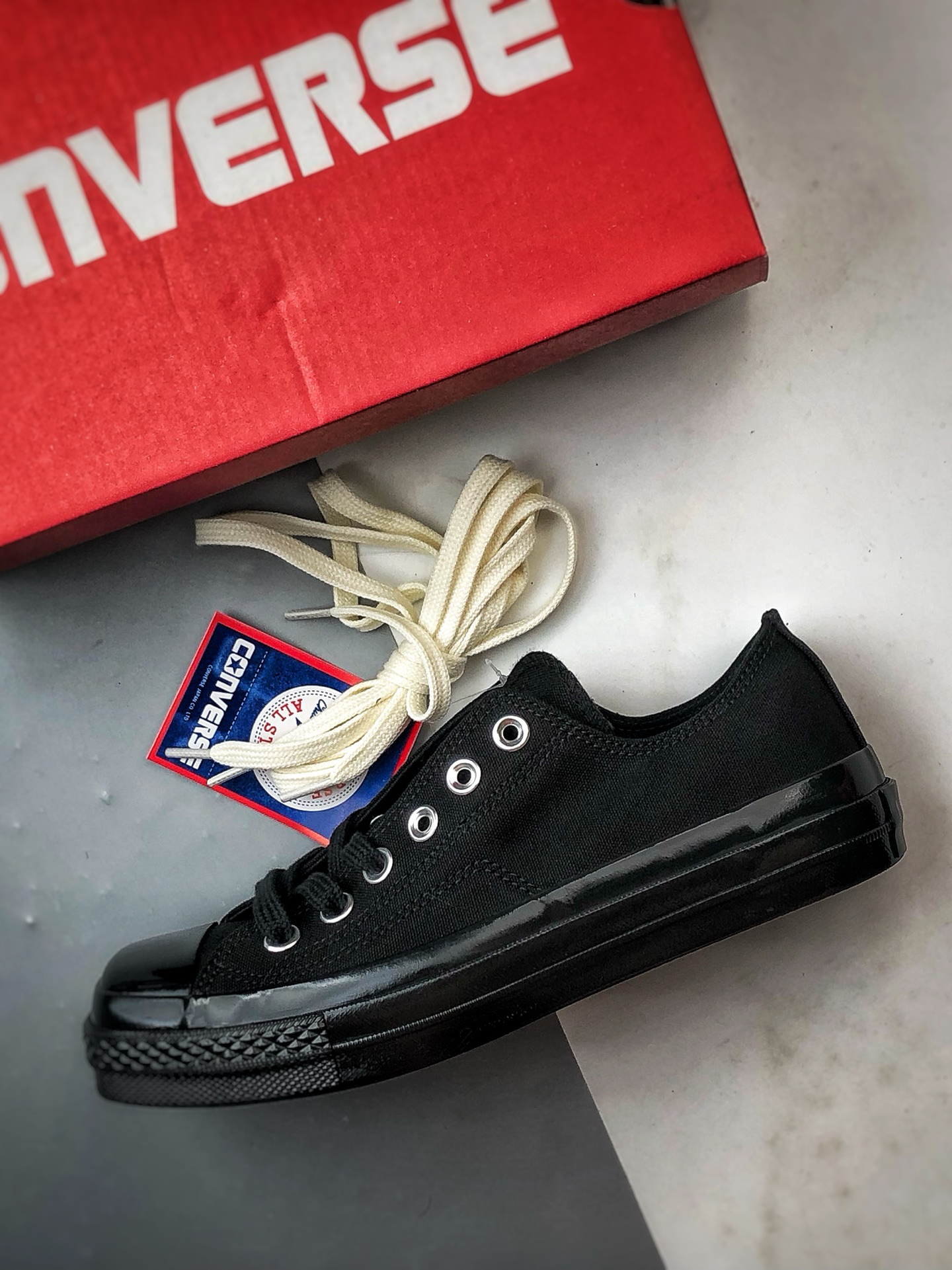 150 Converse All Star SQUARETOE OX 黑武士 匡威新款 日本限定新款方头系列休闲帆布鞋 31316072