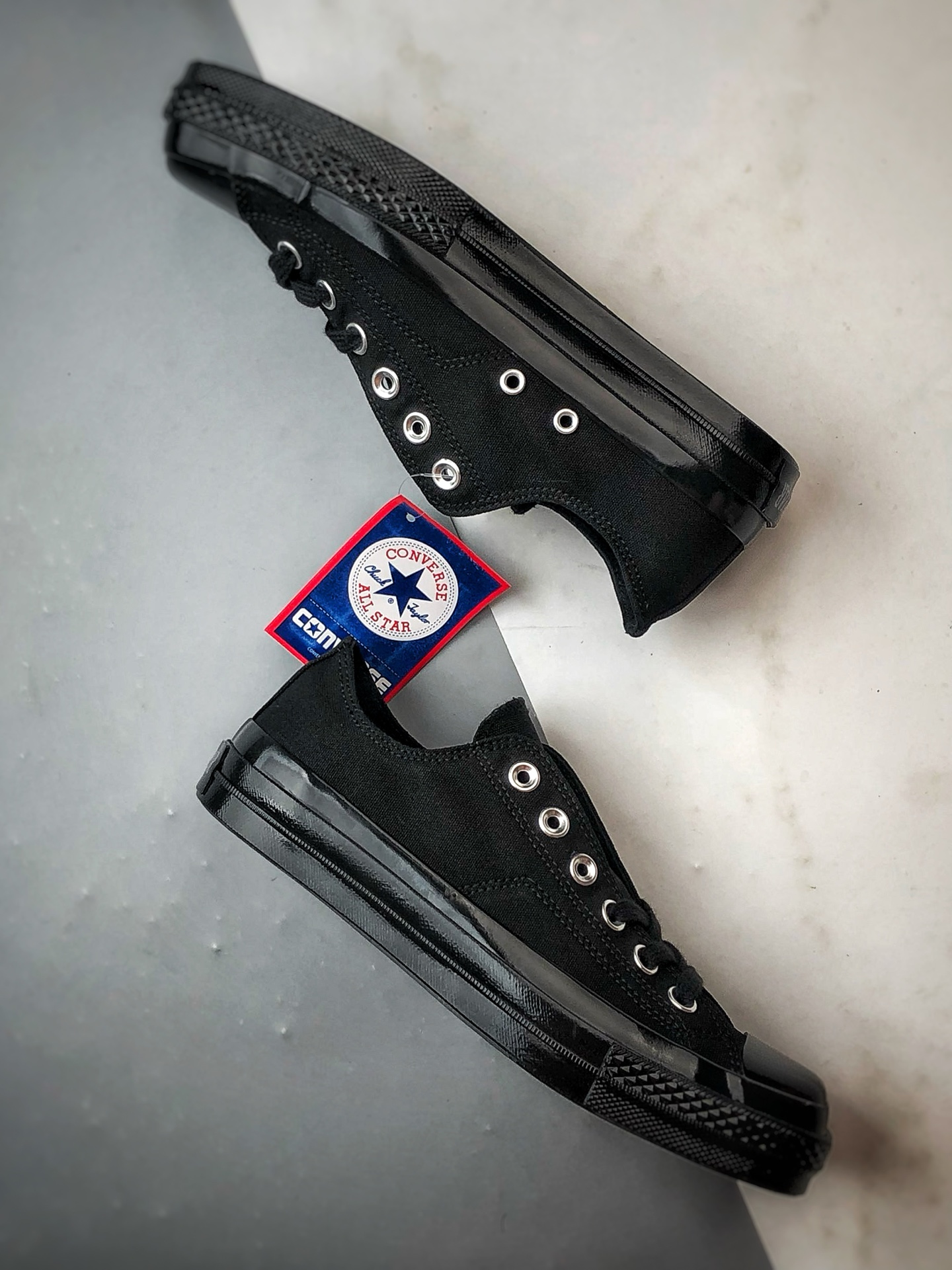 150 Converse All Star SQUARETOE OX 黑武士 匡威新款 日本限定新款方头系列休闲帆布鞋 31316072