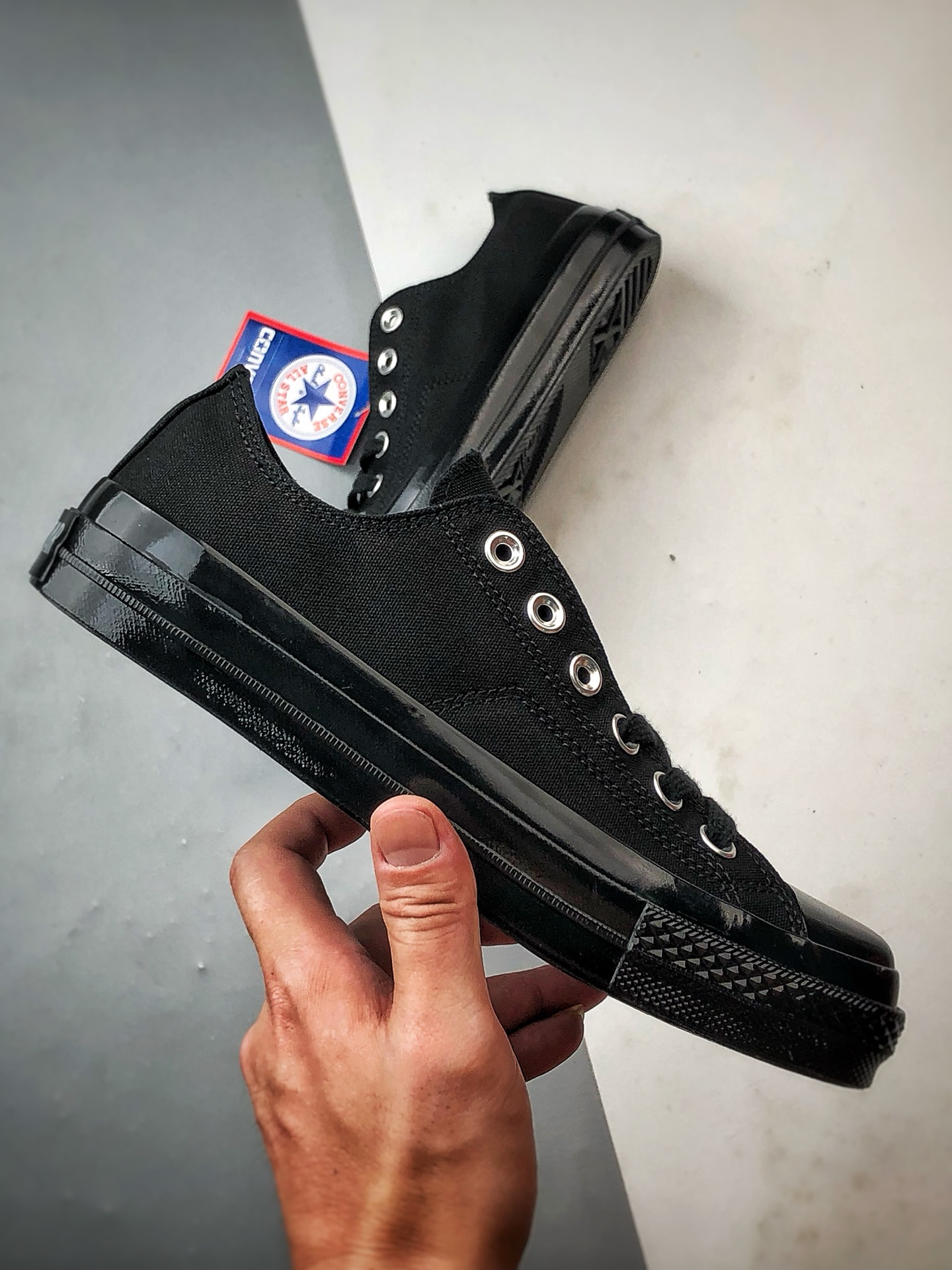 150 Converse All Star SQUARETOE OX 黑武士 匡威新款 日本限定新款方头系列休闲帆布鞋 31316072