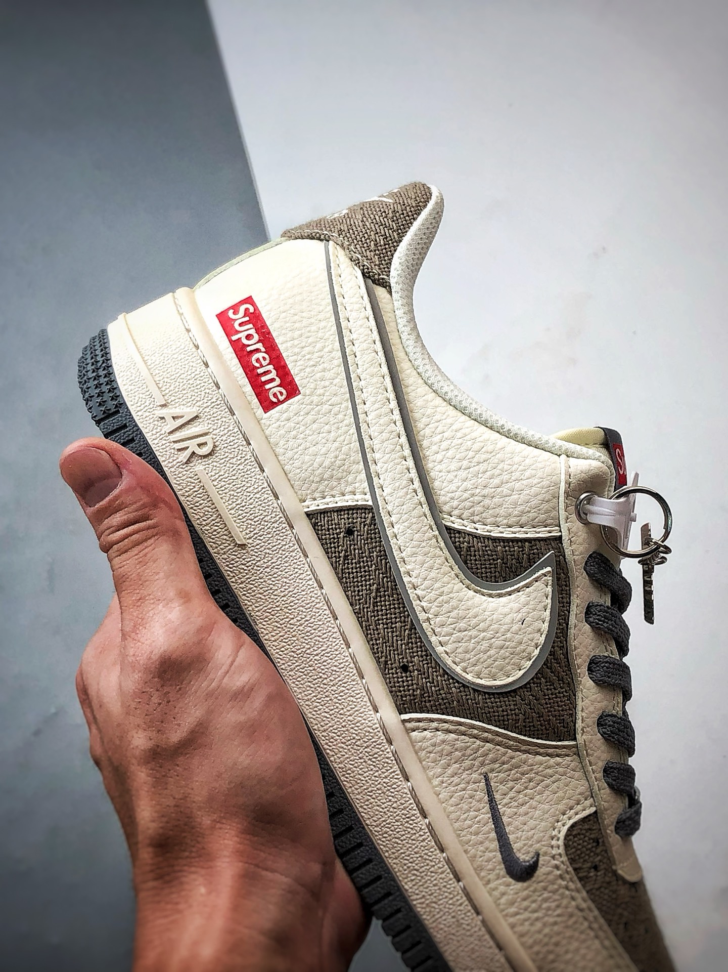 Sup x Air Force 1 Low 米灰褐织布 XX3168-210