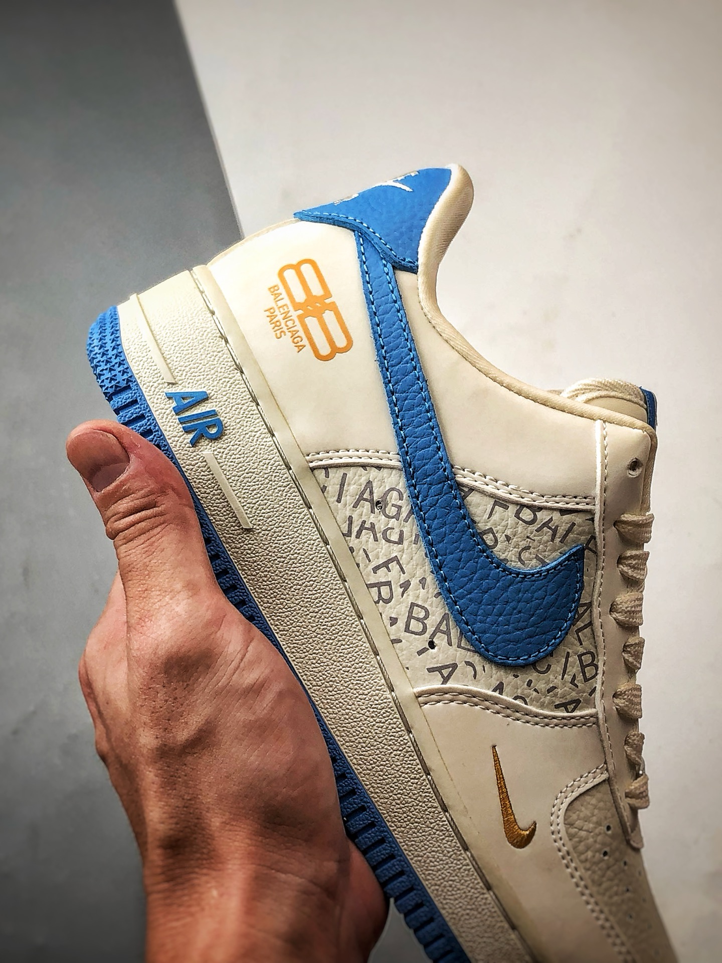 Blcg x Air Force 1 Low 米白蓝小金钩 YF9511-803