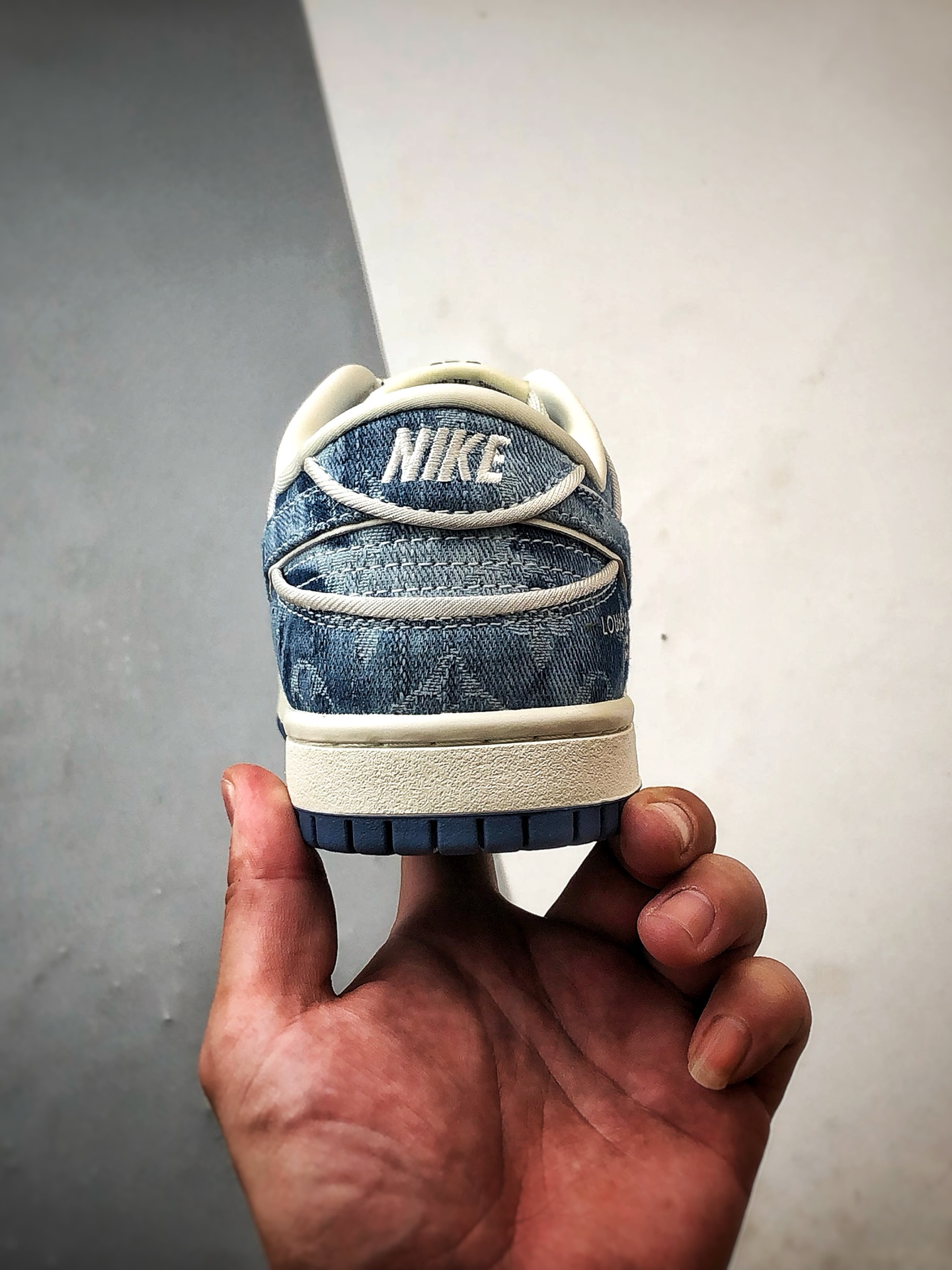 NK Dunk Low Retro ”DIY高端定制” LV水洗蓝牛仔 低帮休闲运动板鞋 SC0601-468