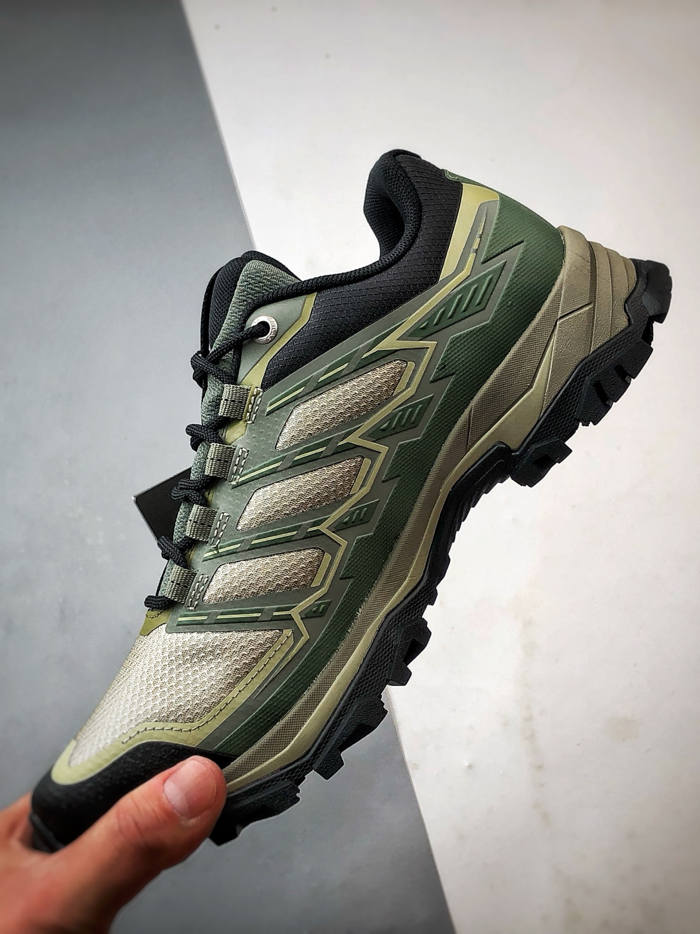 280 凯乐石KAILAS 远征5 FLT 荒野绿 户外低帮防水登山徒步运动鞋