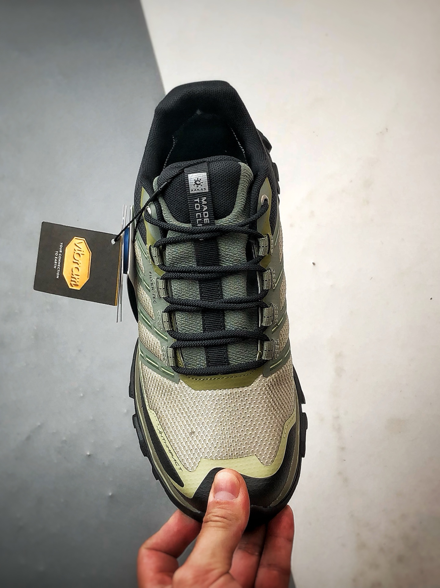 280 凯乐石KAILAS 远征5 FLT 荒野绿 户外低帮防水登山徒步运动鞋