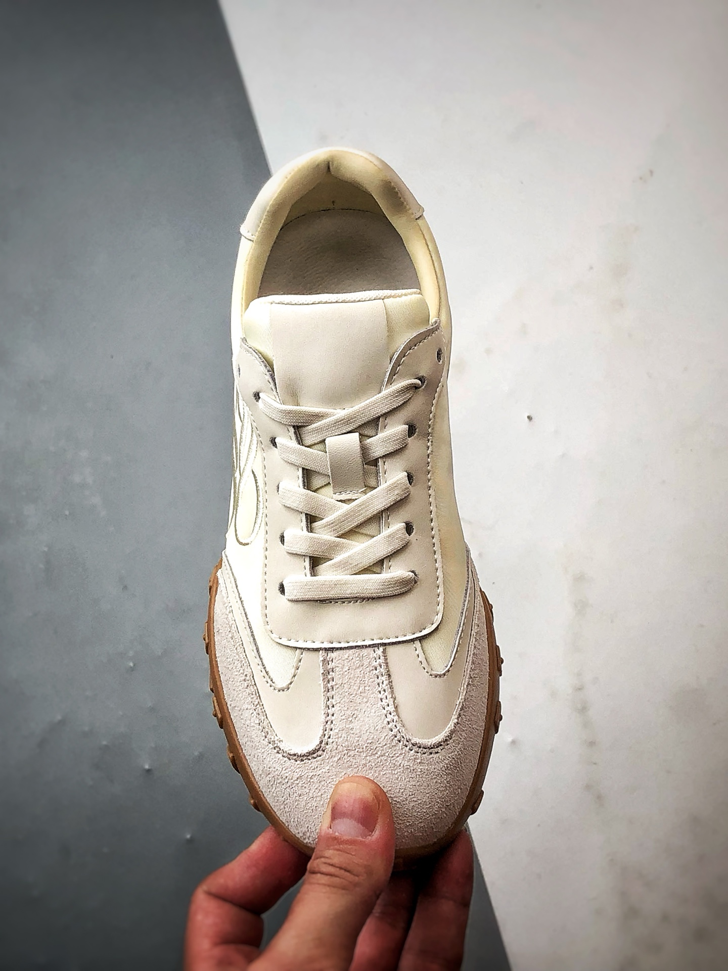 P220 真美诗joypeace 小彩蛋 city walk选手 米色 精美花纹刺绣阿甘德训复古潮流生活休闲鞋