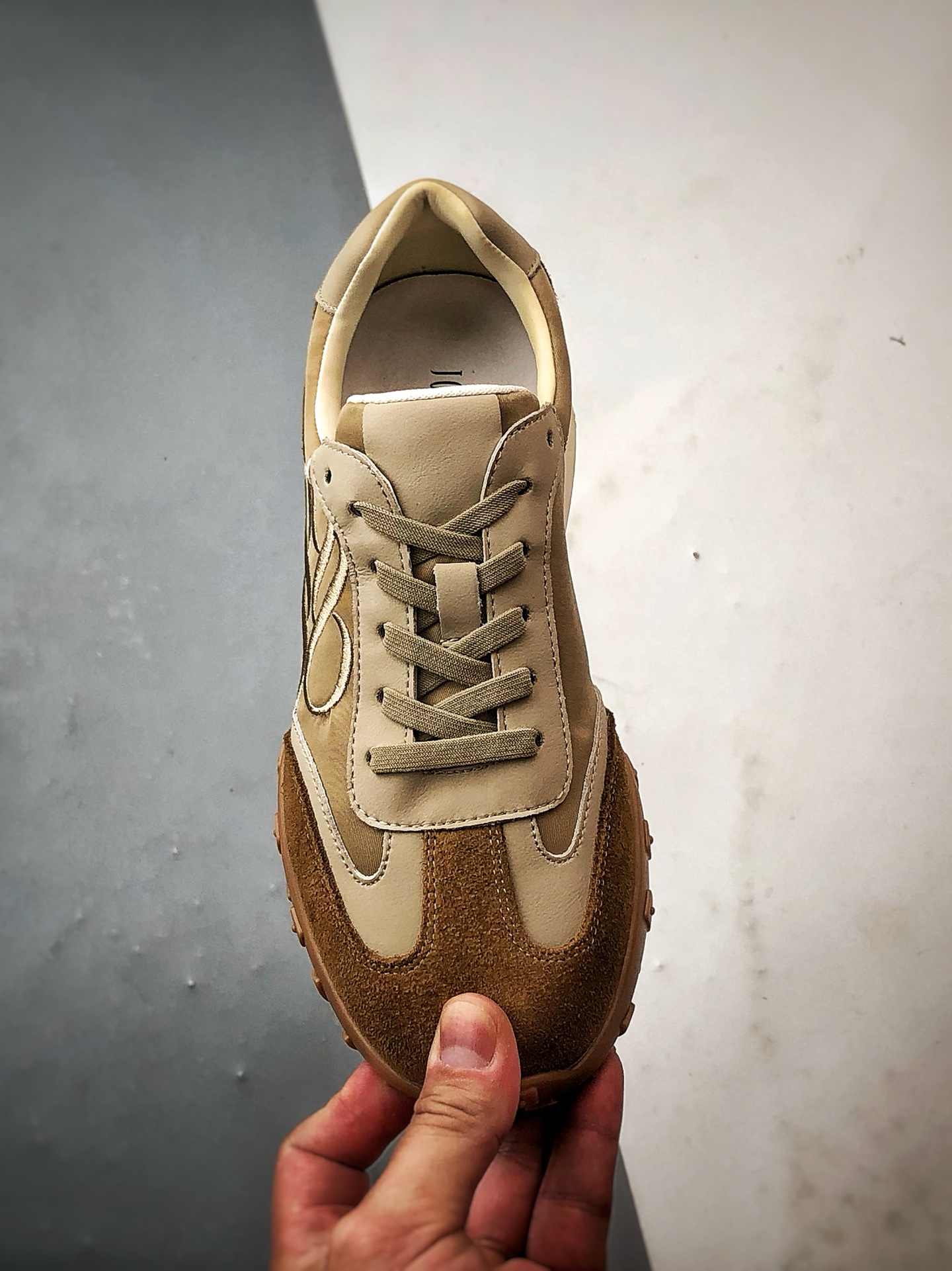 P220 真美诗joypeace 小彩蛋 city walk选手 棕色 精美花纹刺绣阿甘德训复古潮流生活休闲鞋