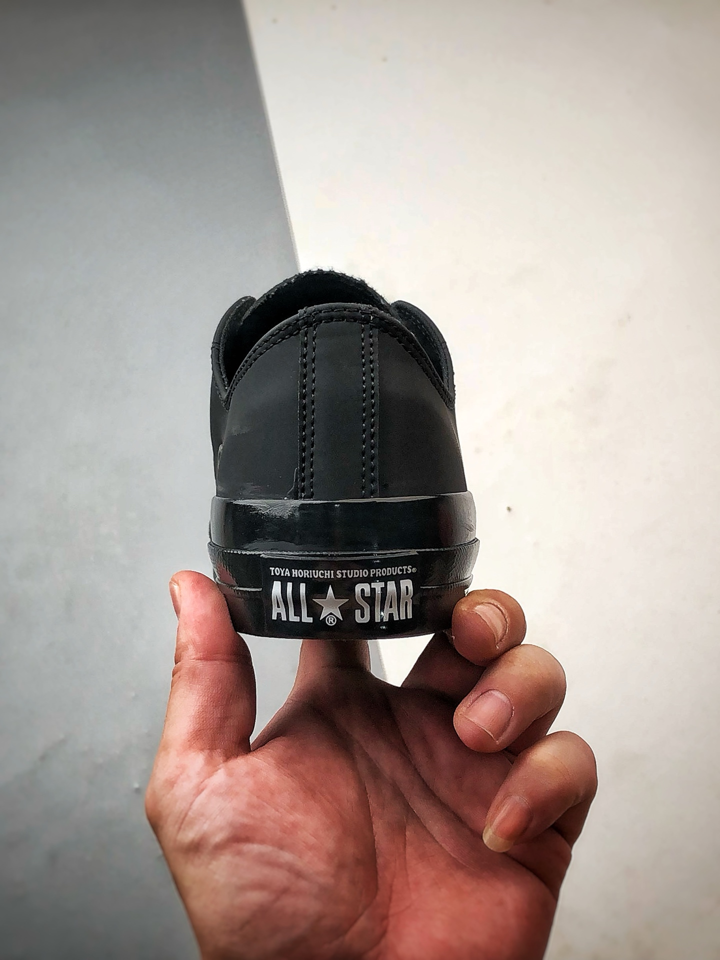 160 TOYA HORIUCHI x Converse All Star SQUARETOE OX 皮质黑色 匡威新款 日本限定新款方头系列低帮休闲板鞋 31315790