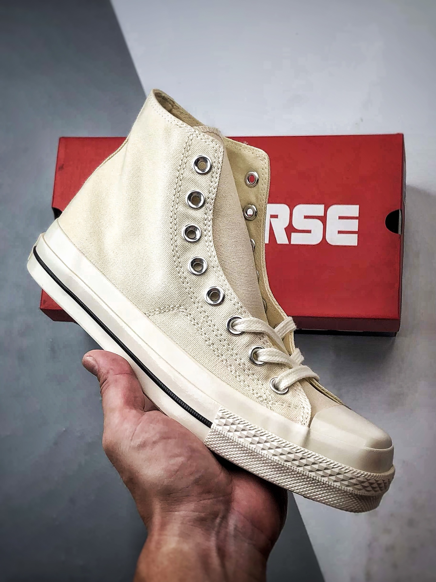 Converse All Star SQUARETOE Hi 米色 匡威新款 日本限定新款方头系列高帮休闲帆布鞋 31316081 Converse All Star SQUARETOE Hi 米色 匡威新款 日本限定新款方头系列高帮休闲帆布鞋 31316081