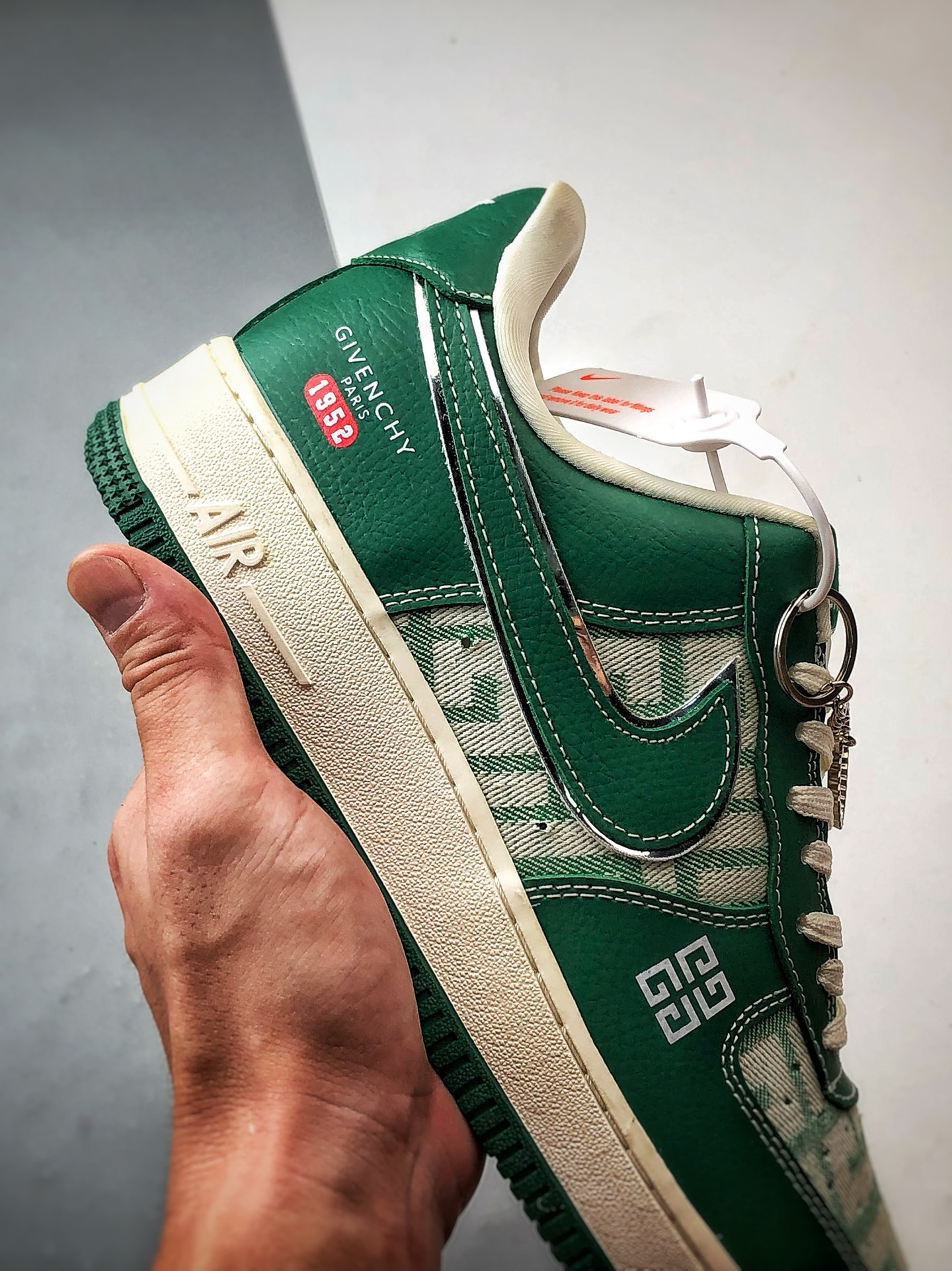 GVC x Air Force 1 Low 皮布拼接绿色 DK0188-088