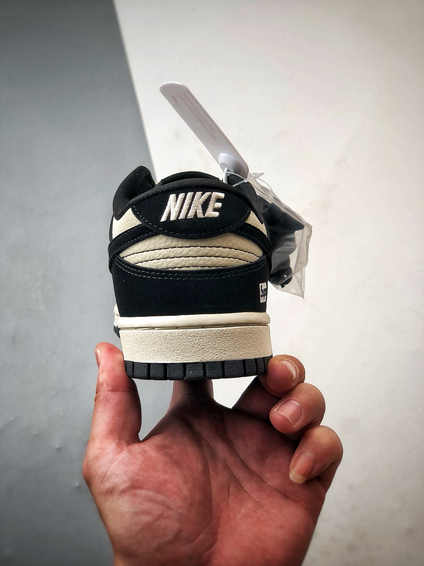 NK Dunk Low Retro ”DIY高端定制” Sup印花米黑 低帮休闲运动板鞋 DS6608-013