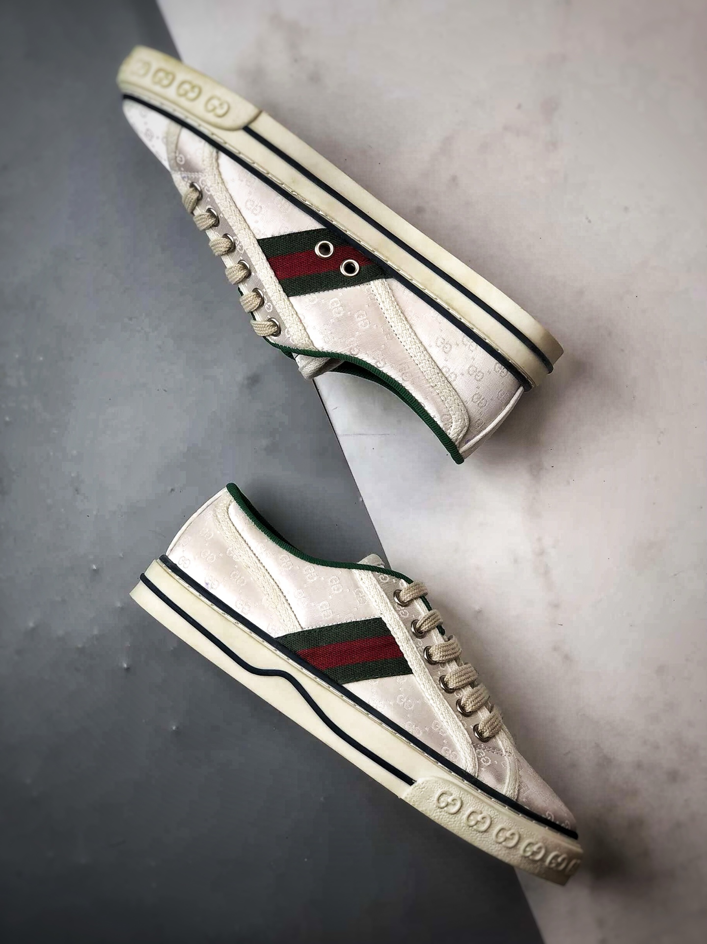 280 纯原级别 福利特价 G家 Tennis 1977 Print Sneaker 白色 低帮帆布印花复古时尚休闲运动板鞋