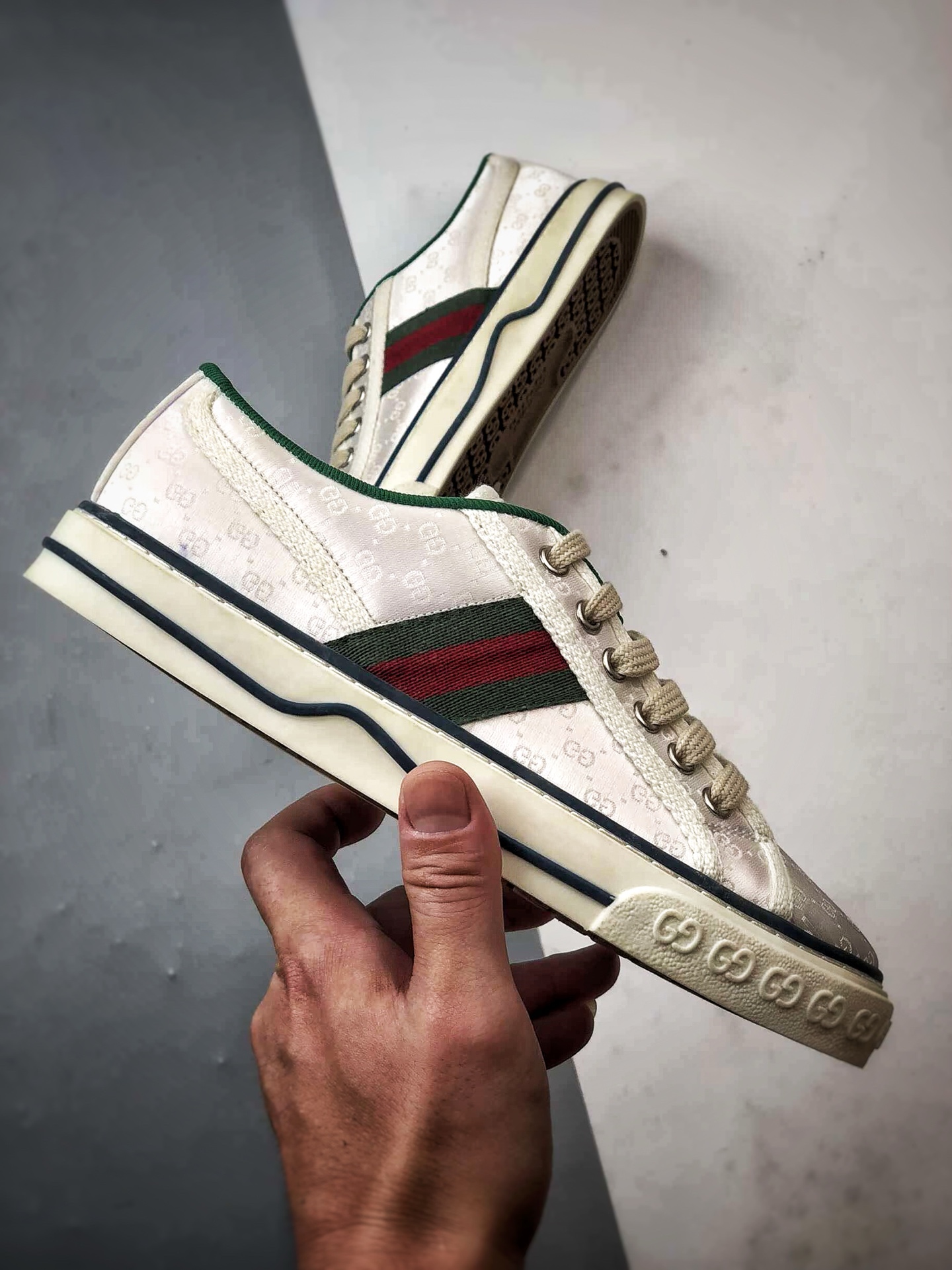 280 纯原级别 福利特价 G家 Tennis 1977 Print Sneaker 白色 低帮帆布印花复古时尚休闲运动板鞋