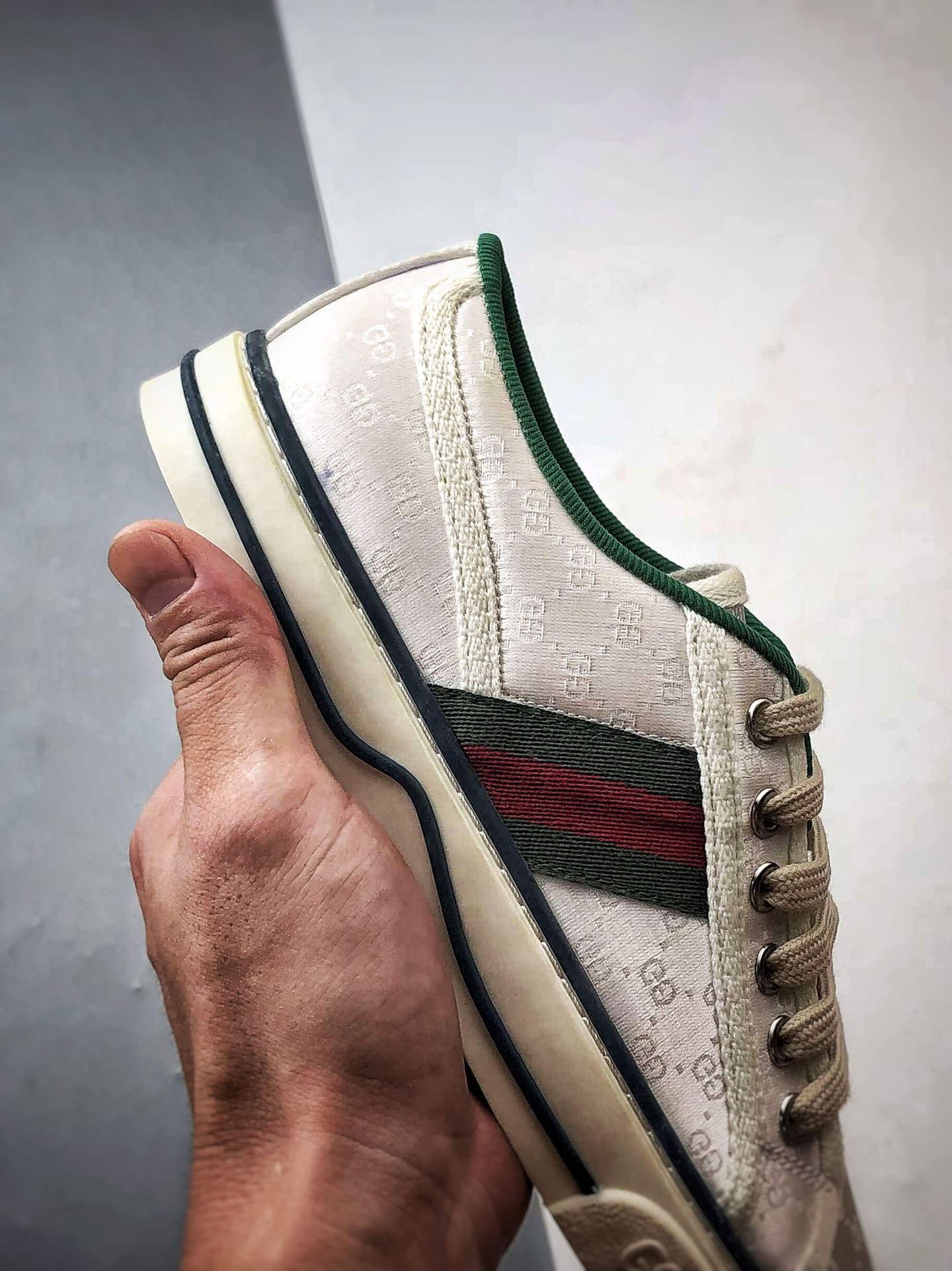 280 纯原级别 福利特价 G家 Tennis 1977 Print Sneaker 白色 低帮帆布印花复古时尚休闲运动板鞋