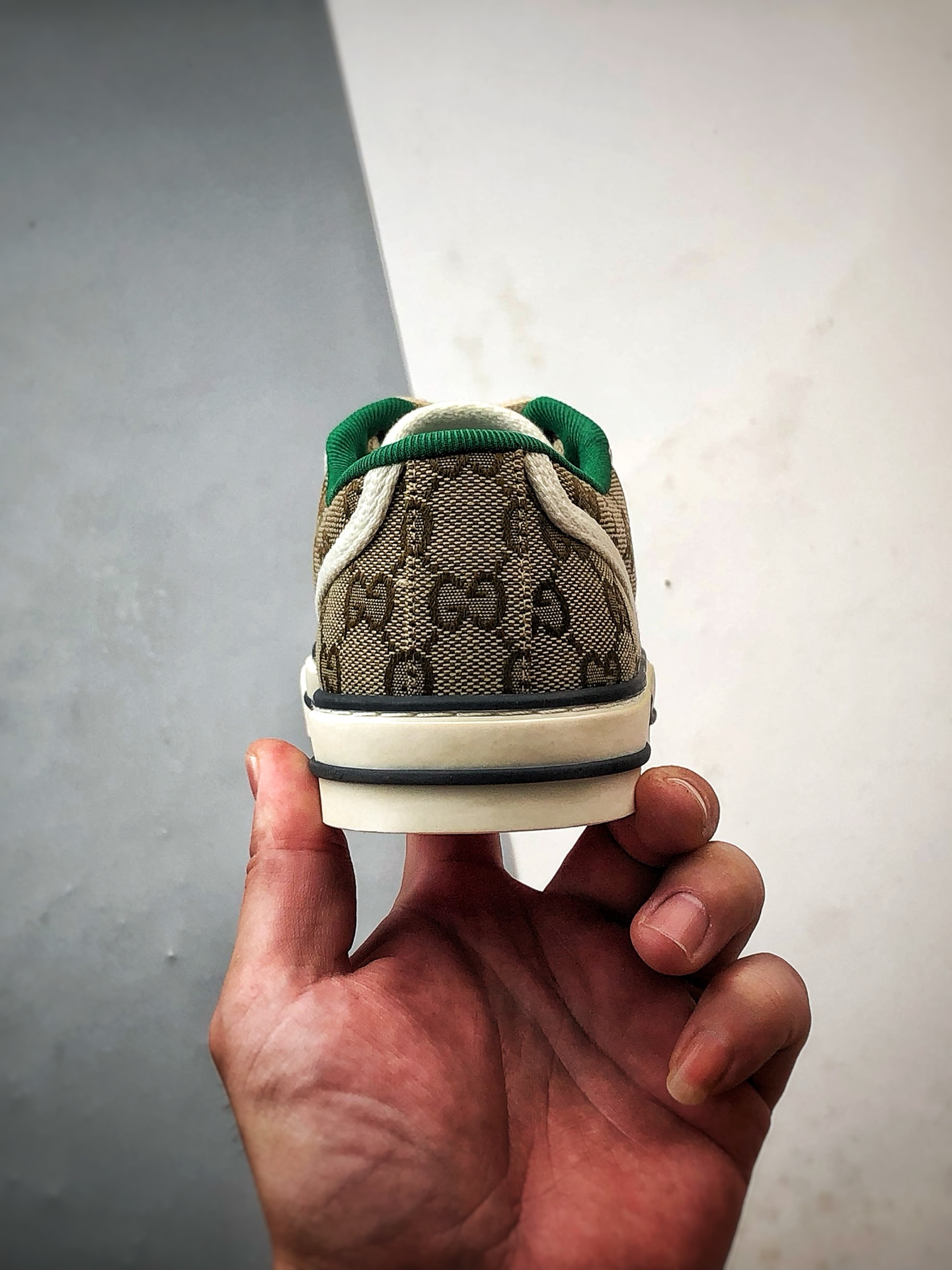 280 纯原级别 福利特价 G家 Tennis 1977 Print Sneaker 乌木色 低帮帆布印花复古时尚休闲运动板鞋