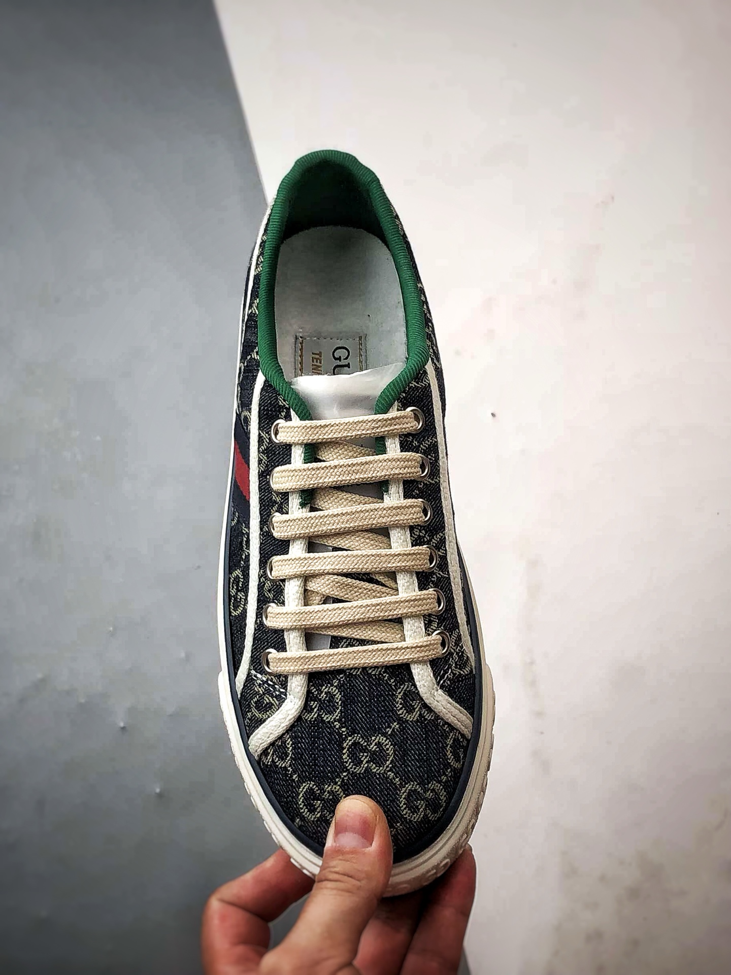 280 纯原级别 福利特价 G家 Tennis 1977 Print Sneaker 深蓝色 低帮帆布印花复古时尚休闲运动板鞋