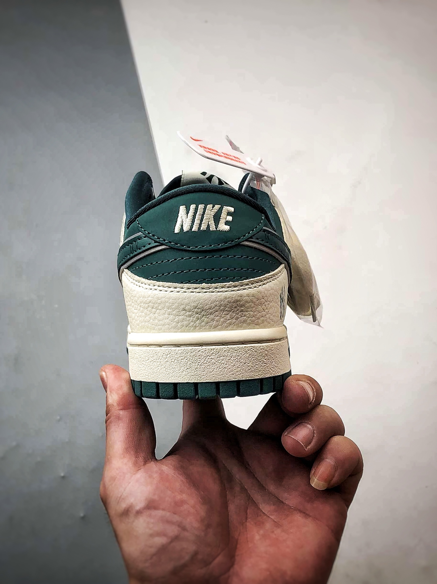 NK Dunk Low Retro ”DIY高端定制” MLB米灰绿 低帮休闲运动板鞋 SJ2025-001