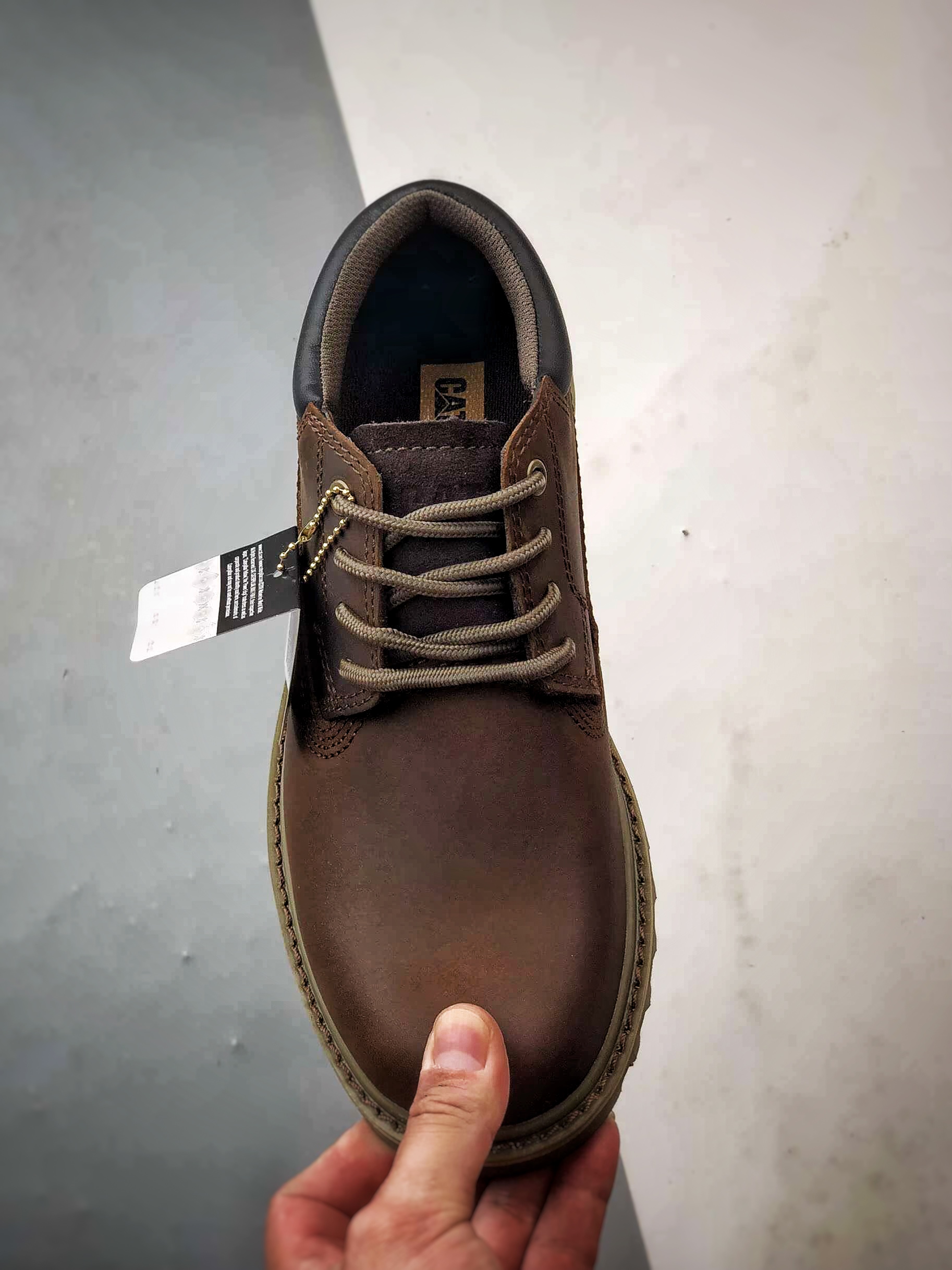 280 CAT/卡特 硬汉推土机品牌 户外工装轻底低帮休闲系带大黄靴 P726563