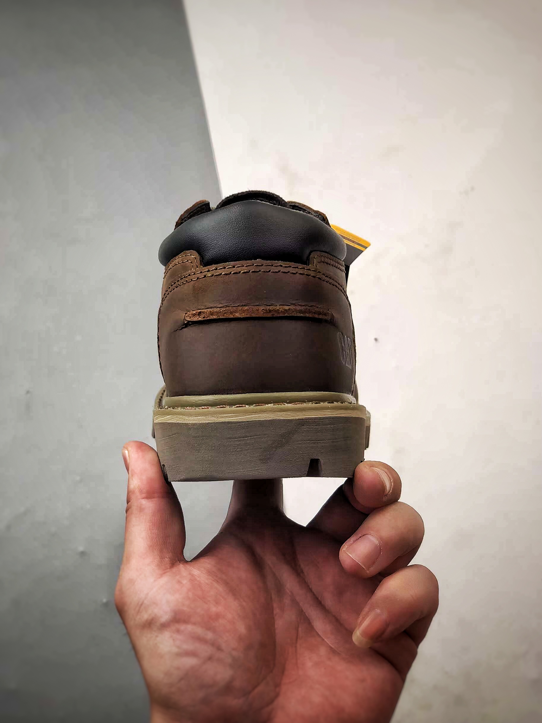 280 CAT/卡特 硬汉推土机品牌 户外工装轻底低帮休闲系带大黄靴 P726563