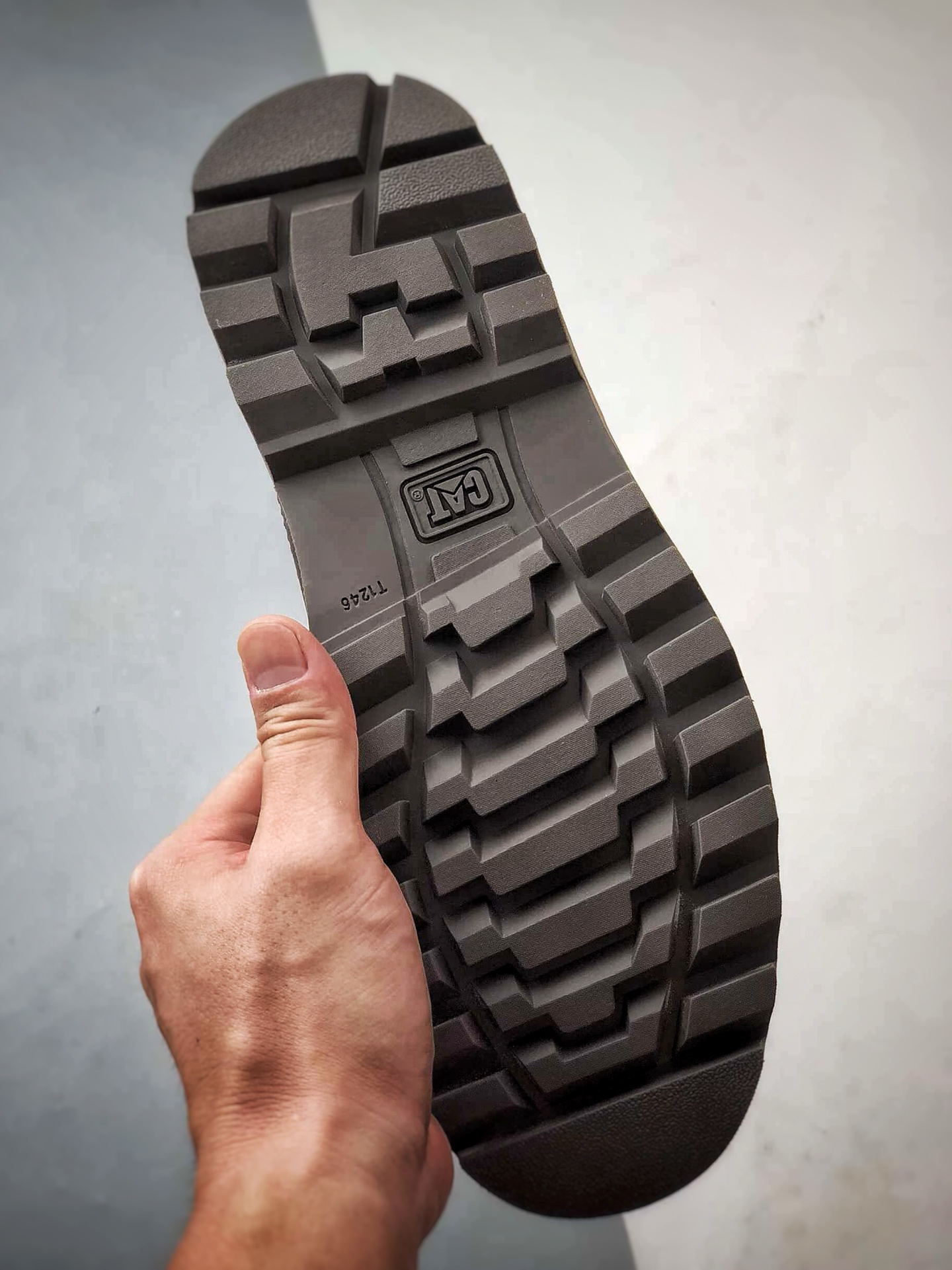 280 CAT/卡特 硬汉推土机品牌 户外工装轻底低帮休闲系带大黄靴 P726563