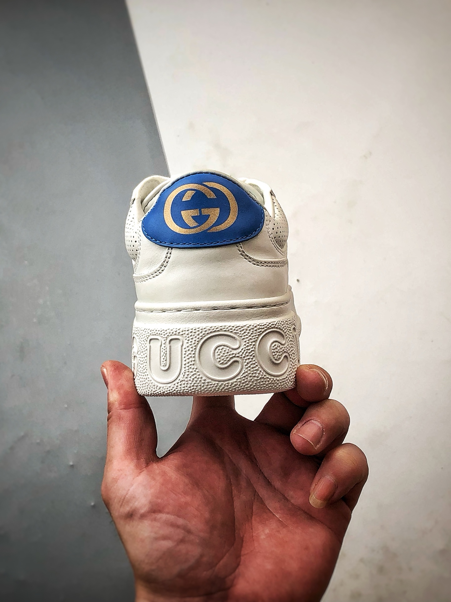 480 Chunky B Sneaker系列 白红绿 低帮厚底增高休闲时尚饼干鞋