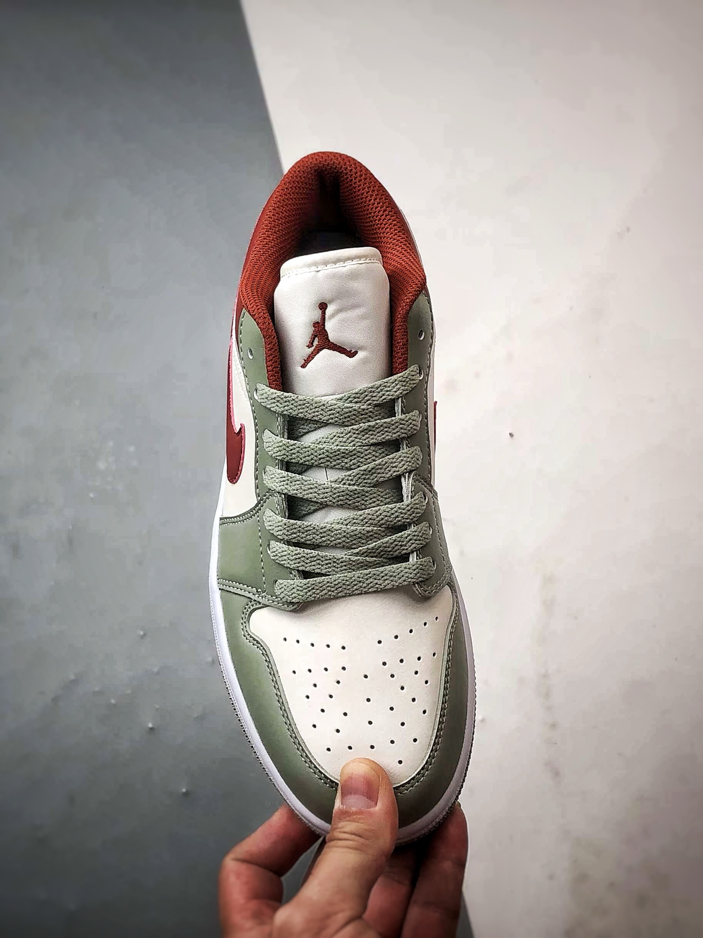 Air Jordan 1 Low 白绿红 553558-133