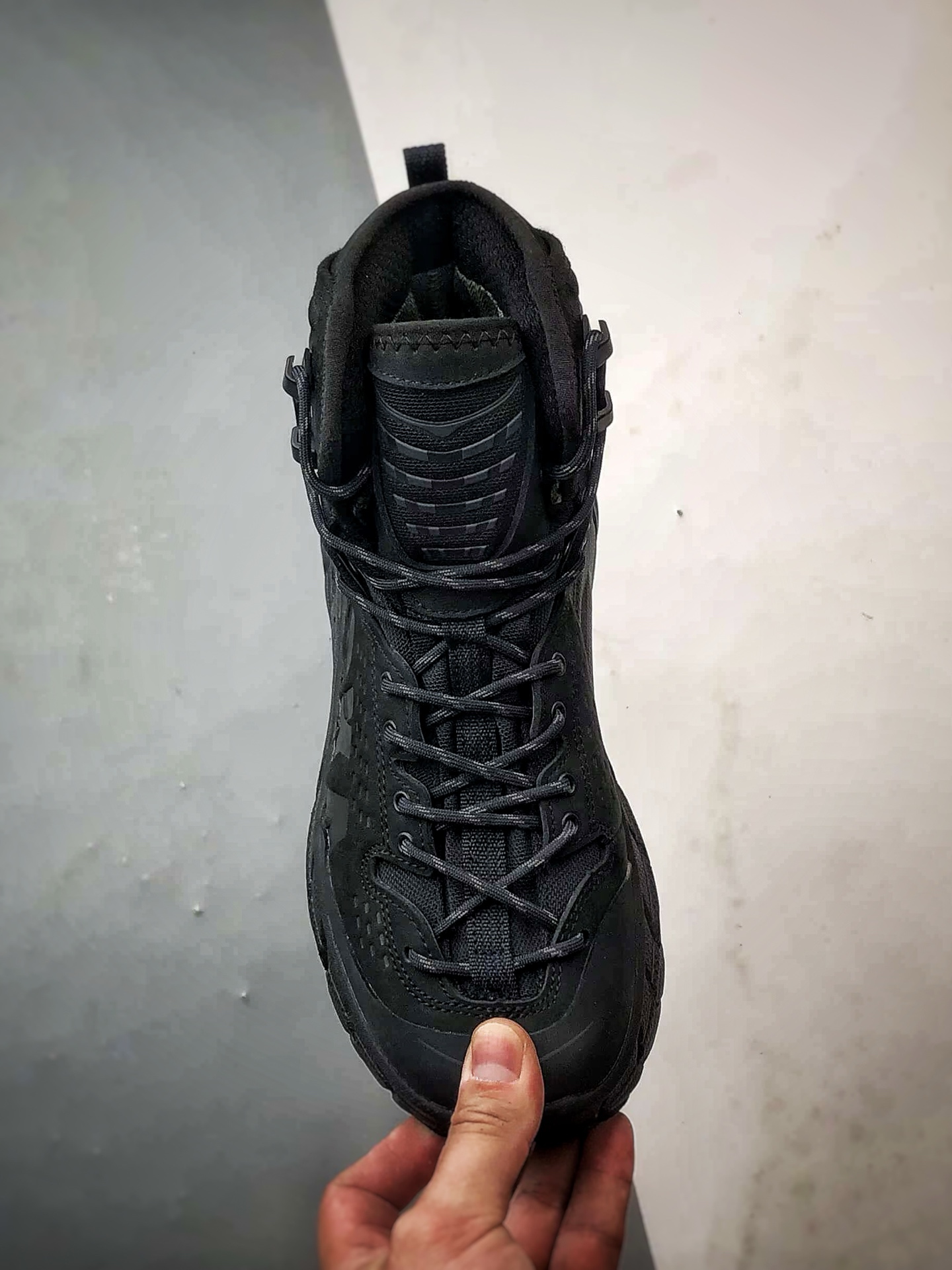 450 Hoka One One Tor Uitra High 黑色 托亚潮流户外高帮越野登山功能鞋 1129958-BBLC