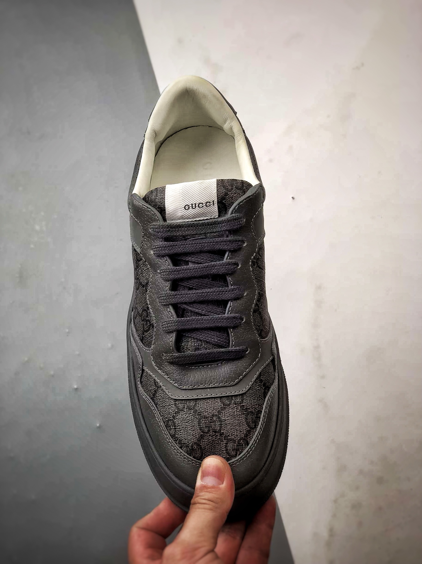 480 G家 Chunky B Sneaker系列 灰黑 低帮厚底增高休闲时尚饼干鞋