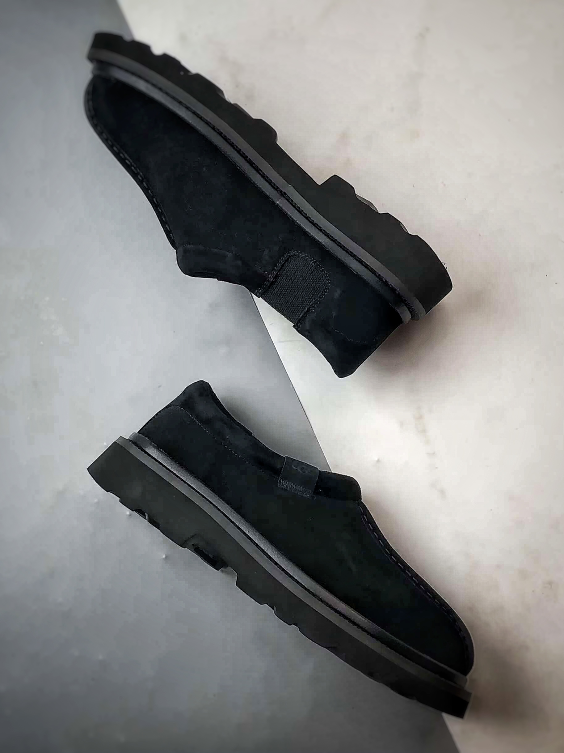 UGG Hybird 塔斯曼系列 黑色 2025新款 低帮一脚蹬生活休闲鞋