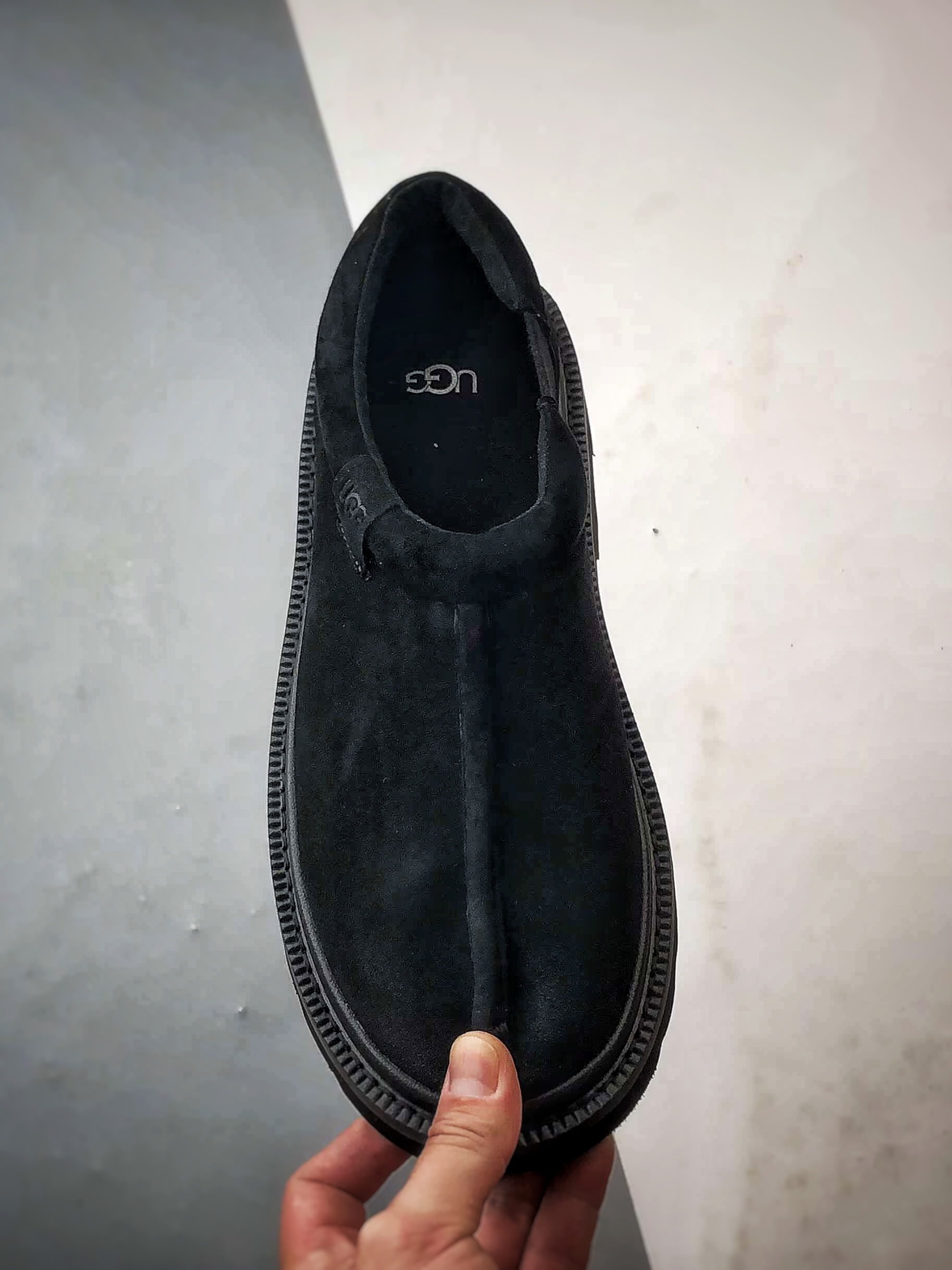 UGG Hybird 塔斯曼系列 黑色 2025新款 低帮一脚蹬生活休闲鞋