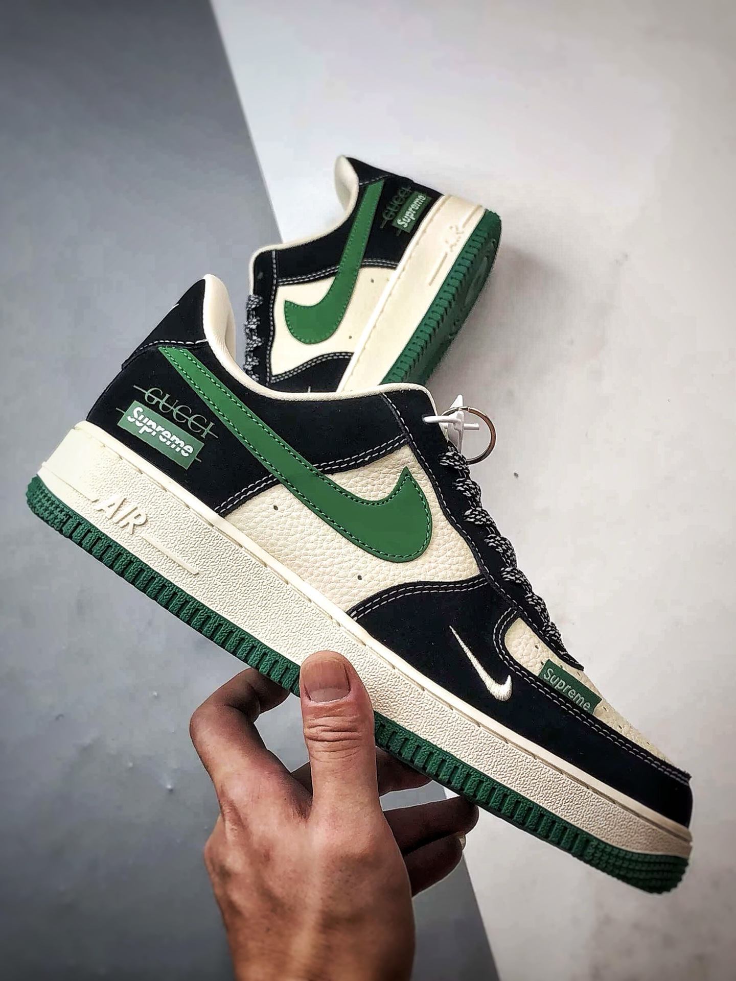 Gucci x Sup x Air Force 1 Low 米黑绿 KJ1688-017