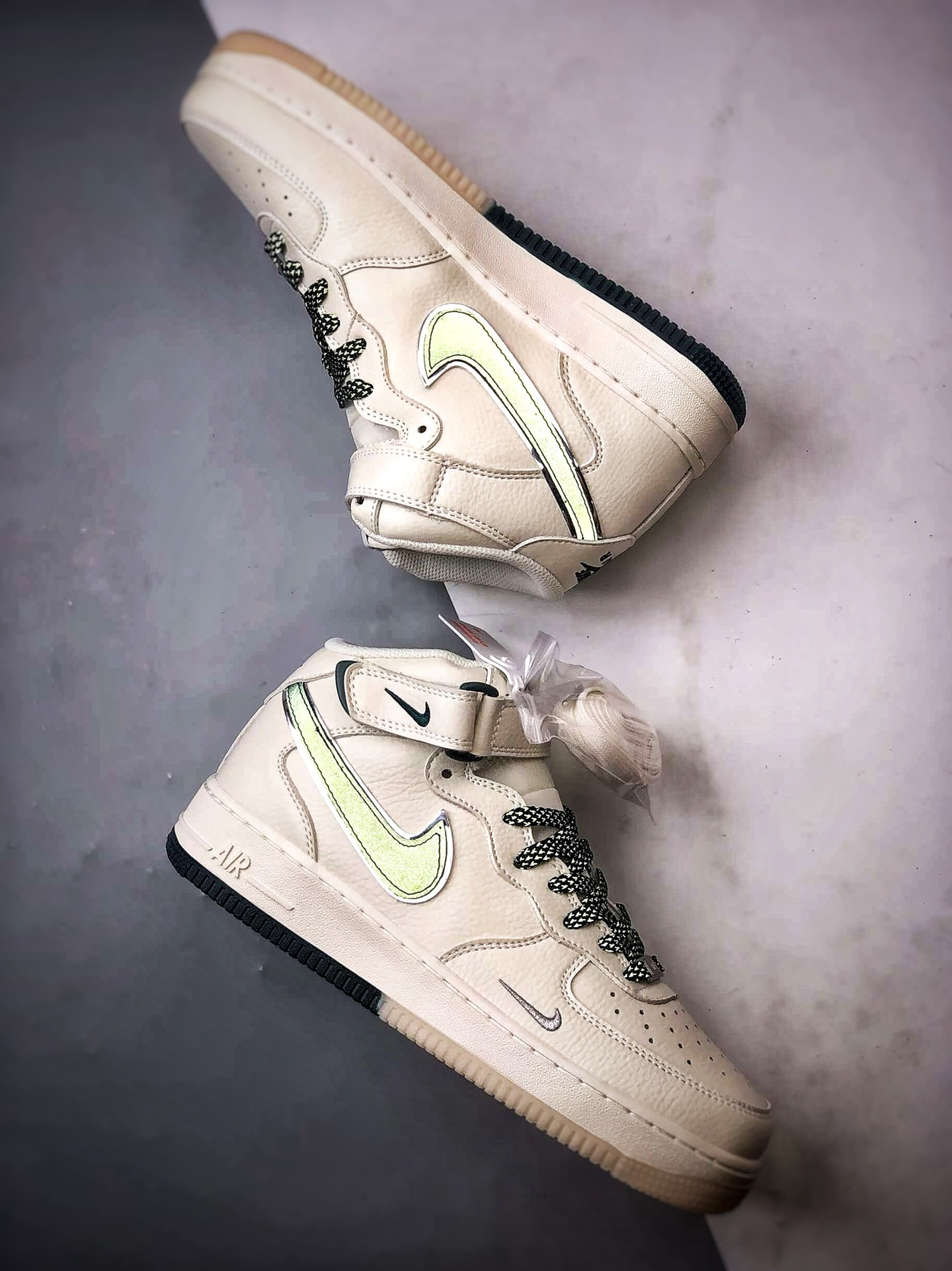 Air Force 1 '07 Mid 米白绿3M XL0236-235