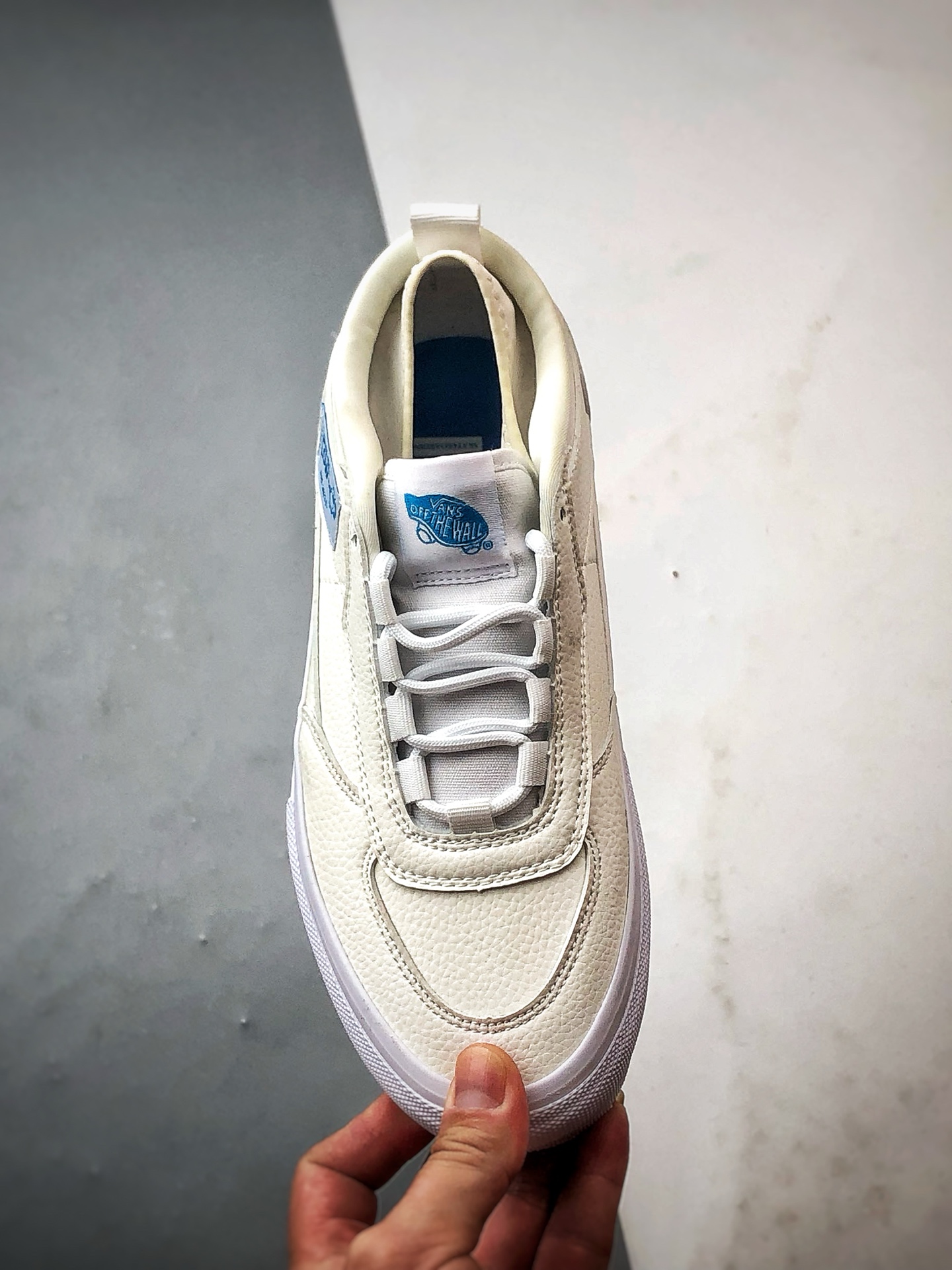 Vans Skate Safe Low 白色荔枝皮 轻便舒适百搭休闲滑板鞋