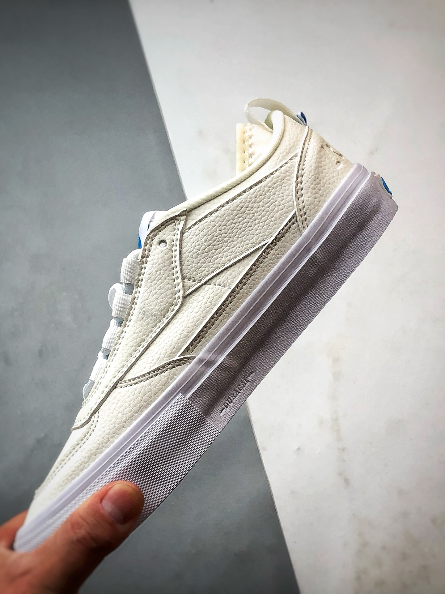 Vans Skate Safe Low 白色荔枝皮 轻便舒适百搭休闲滑板鞋